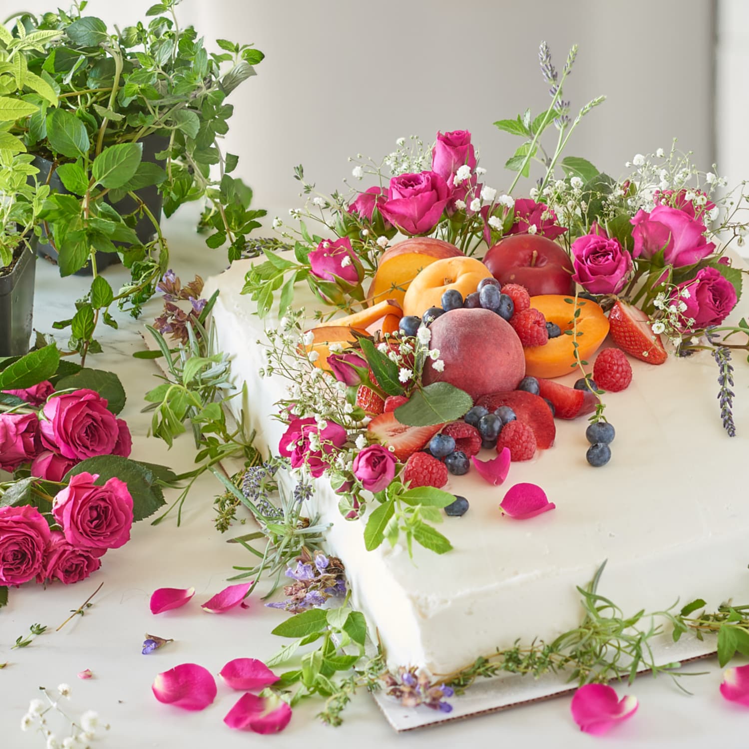 How to Make a Wedding Cake from a Grocery Sheet Cake The Kitchn