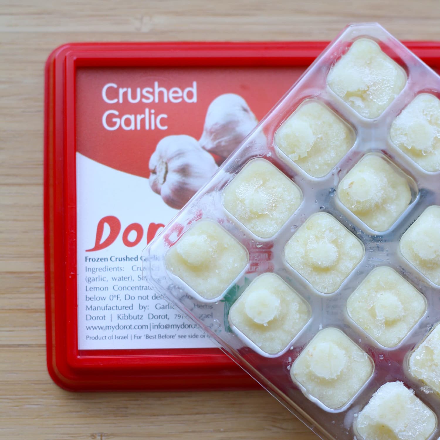 Blended garlic top