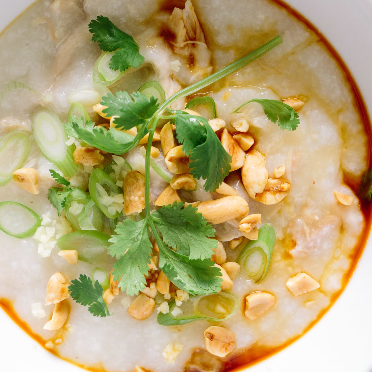 Slow Cooker Ginger Chicken Congee
