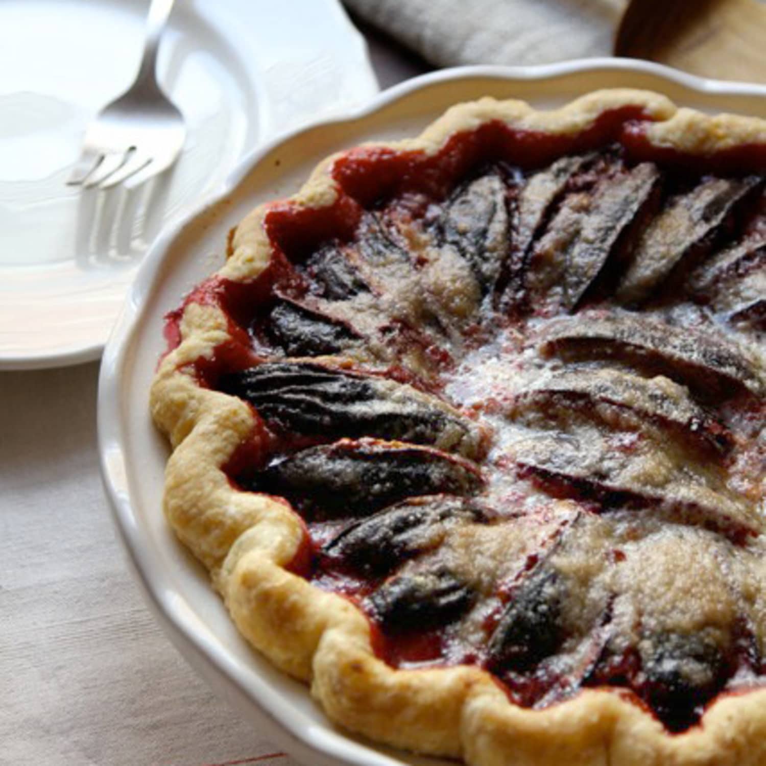 Recipe: End of Summer Prune Plum Pie