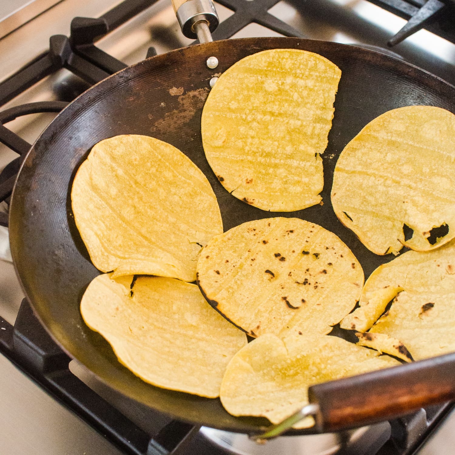 Using top a wok