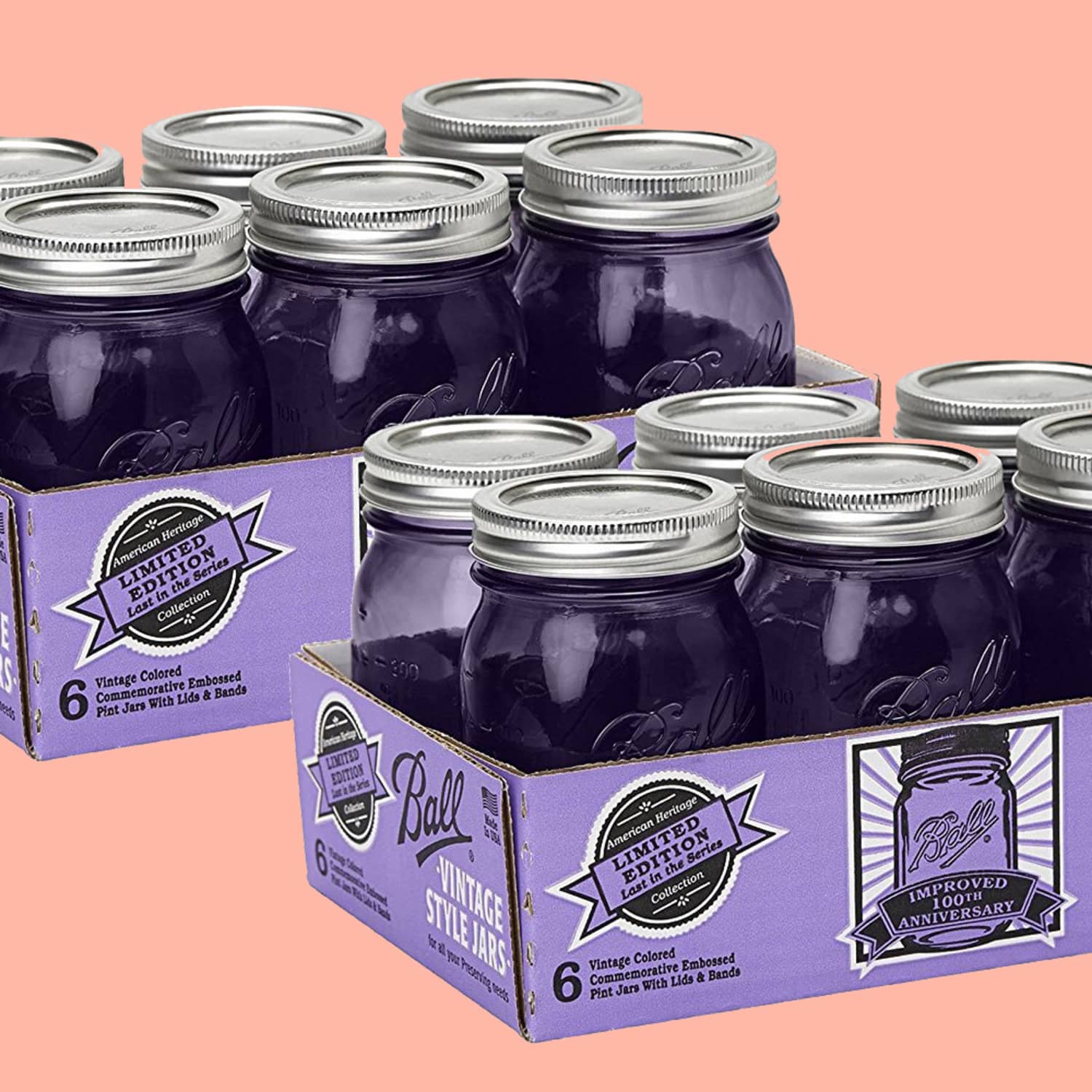 Purple Ball Mason Jars are Perfect for Meal Prepping | The Kitchn
