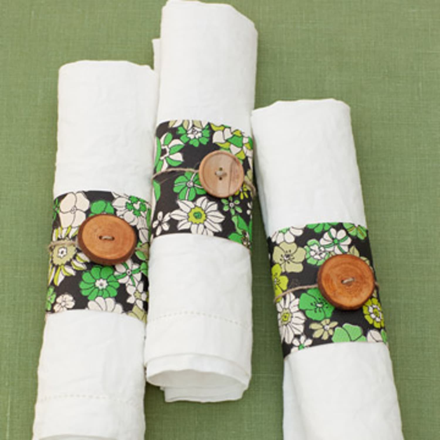 Napkin rings sale for paper napkins