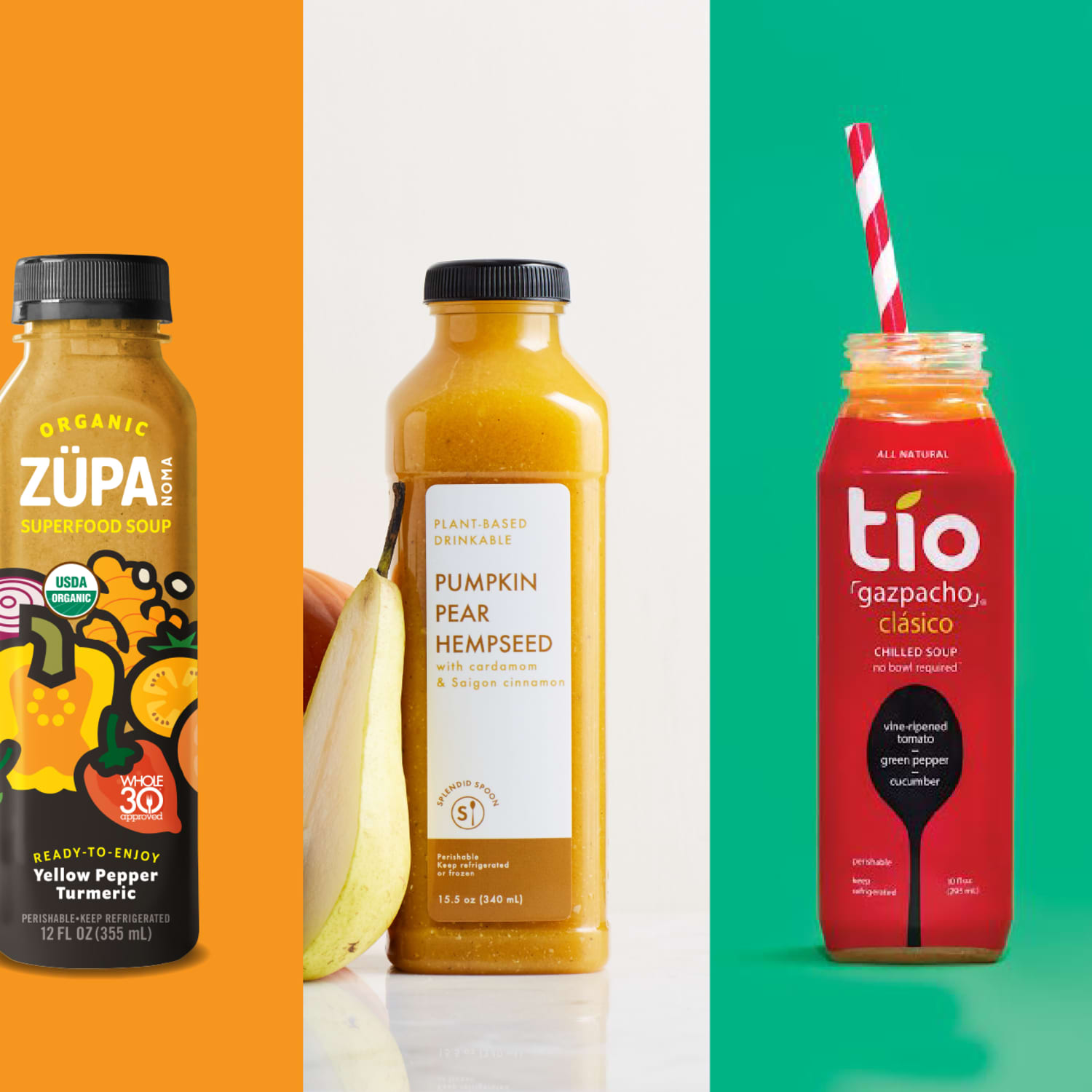 Soup in deals a bottle