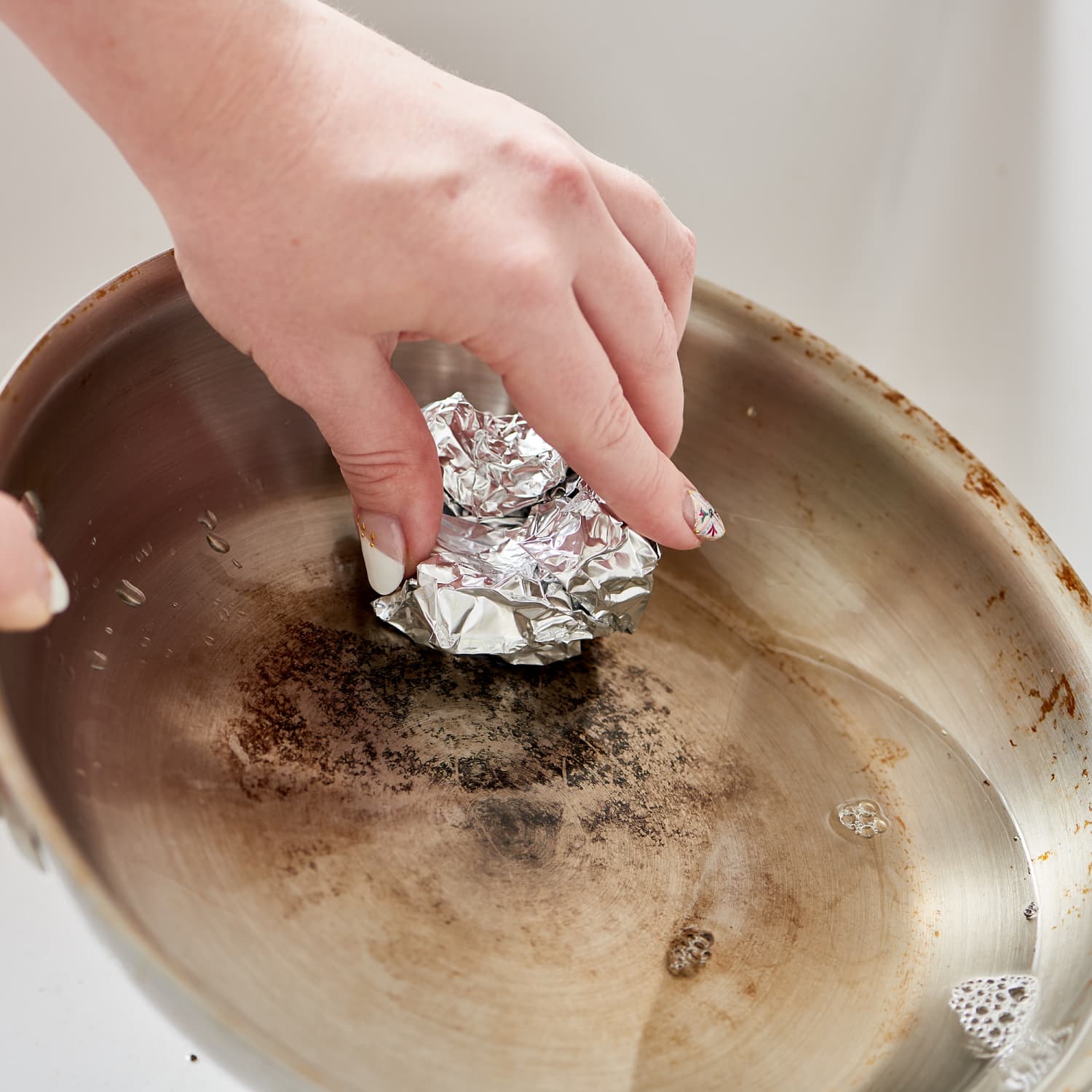 How to clean silver using foil sale