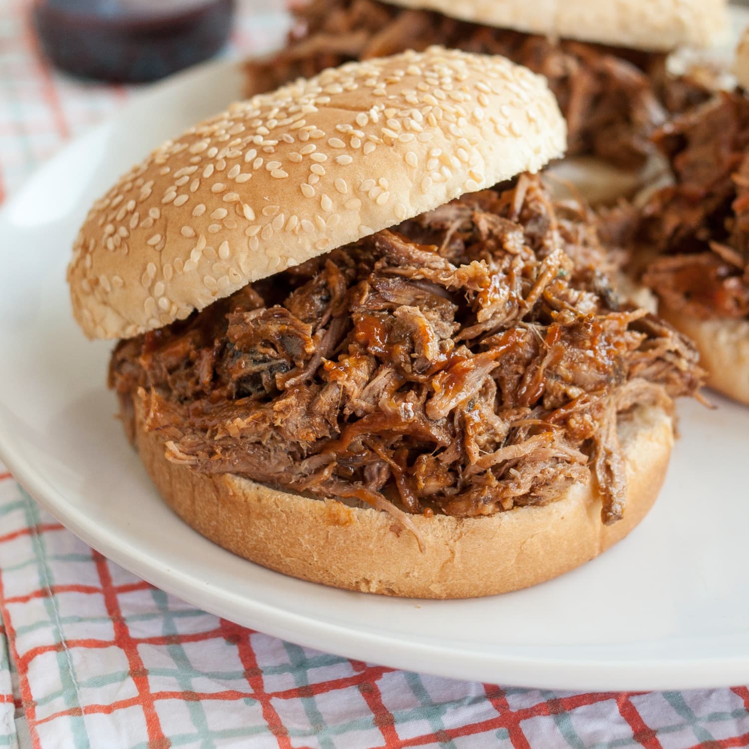 Barbecue pork sandwiches store