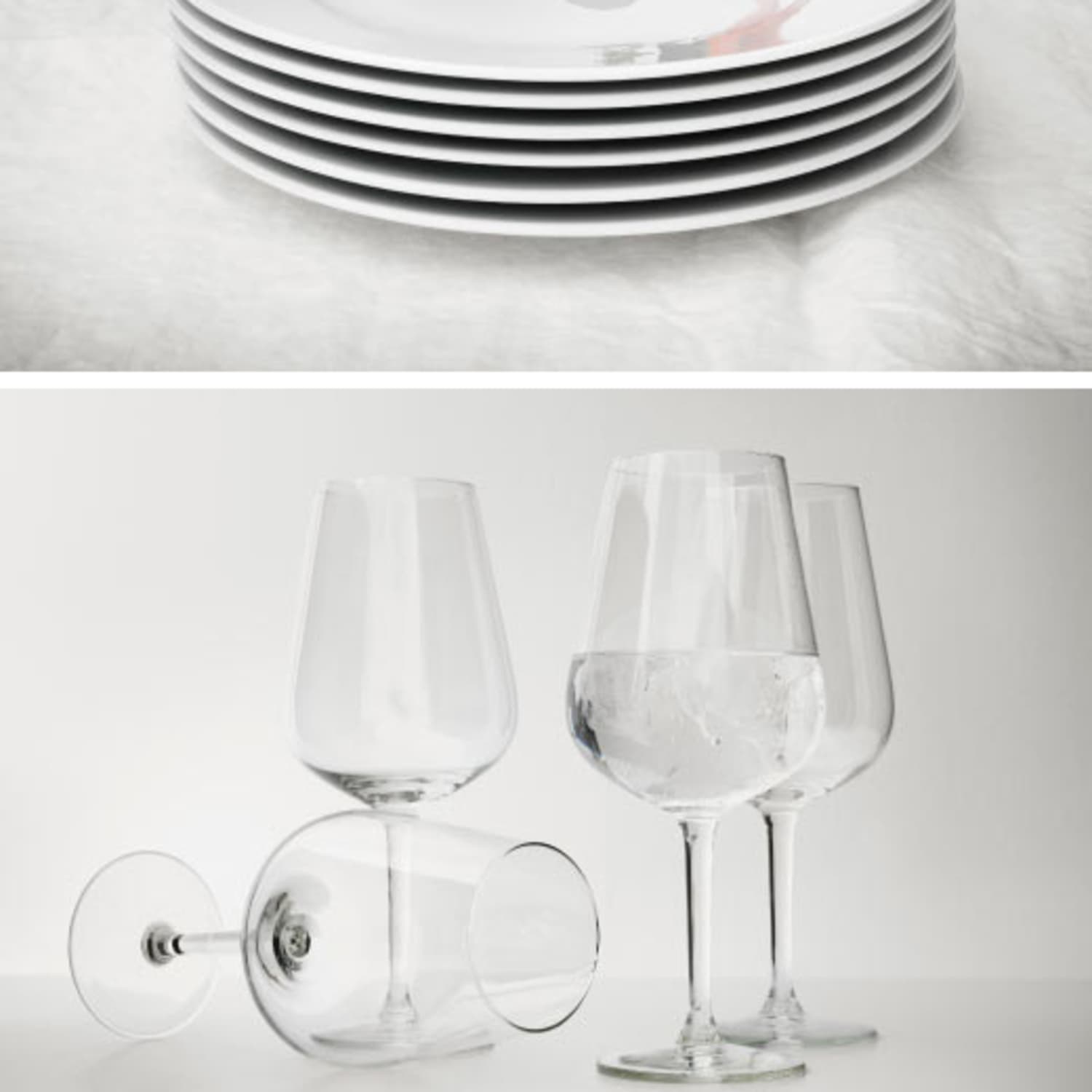 Cheap glass on sale plates