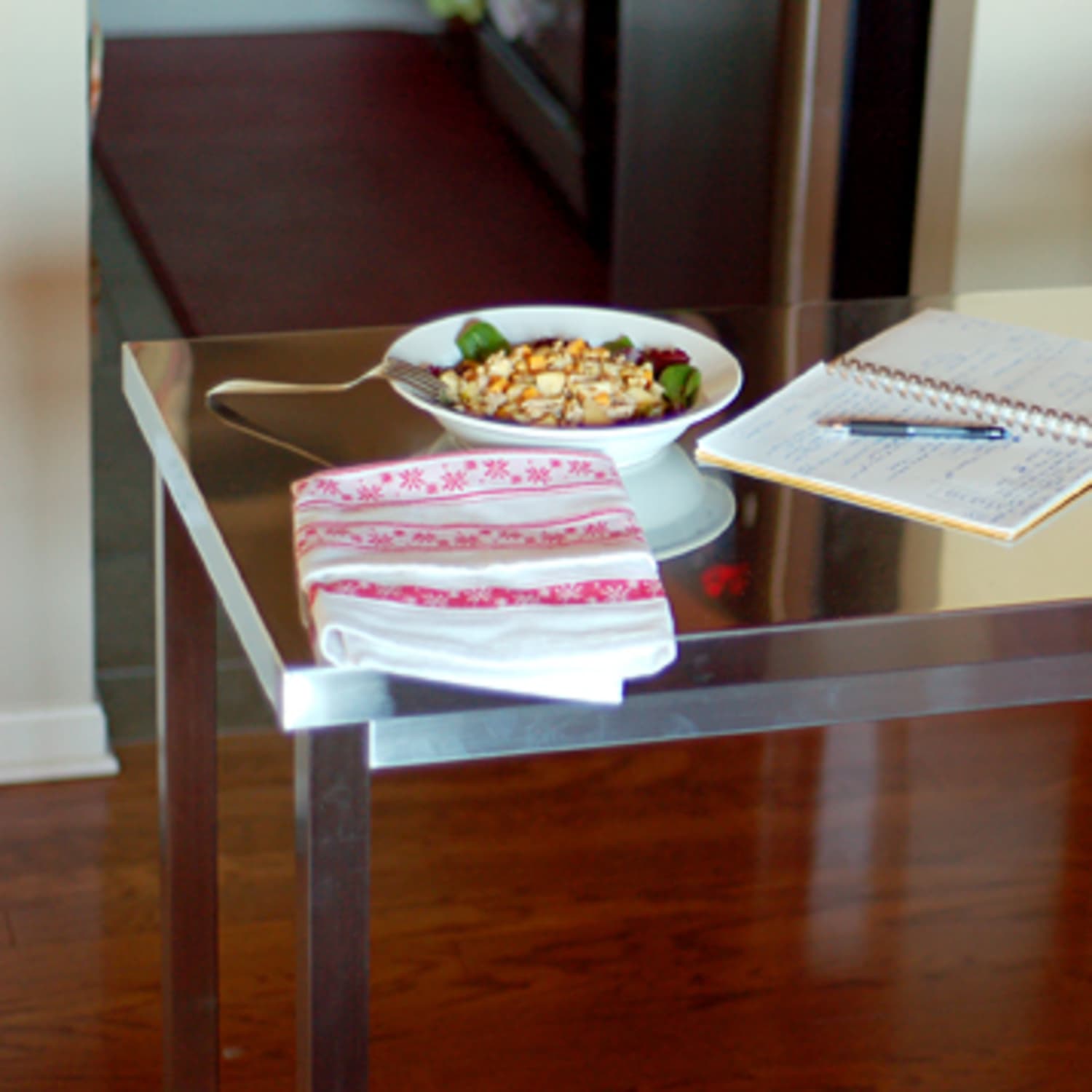 Ikea outlet stainless table