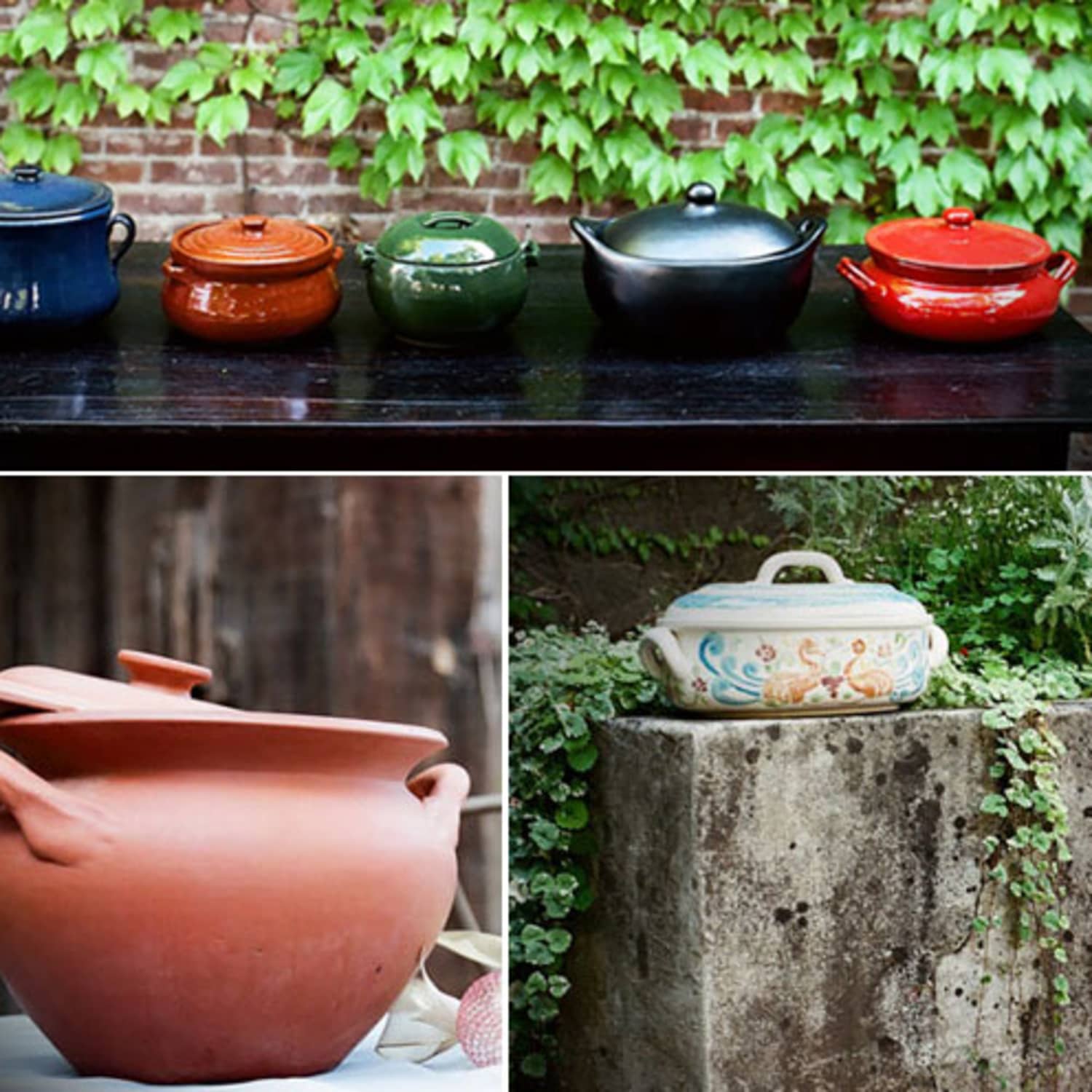 Clay pot cookware hot sale