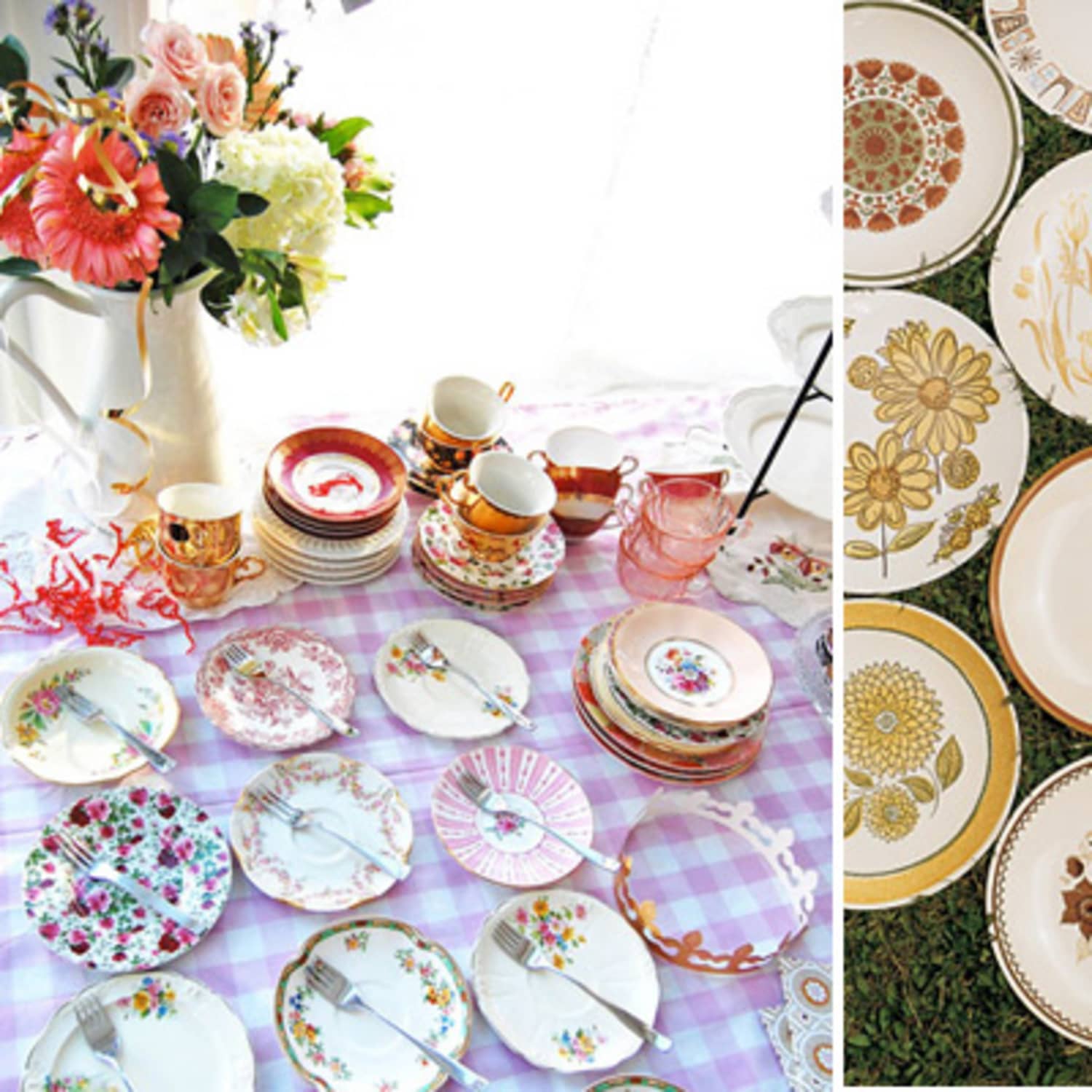 Mismatched dinnerware sets sales