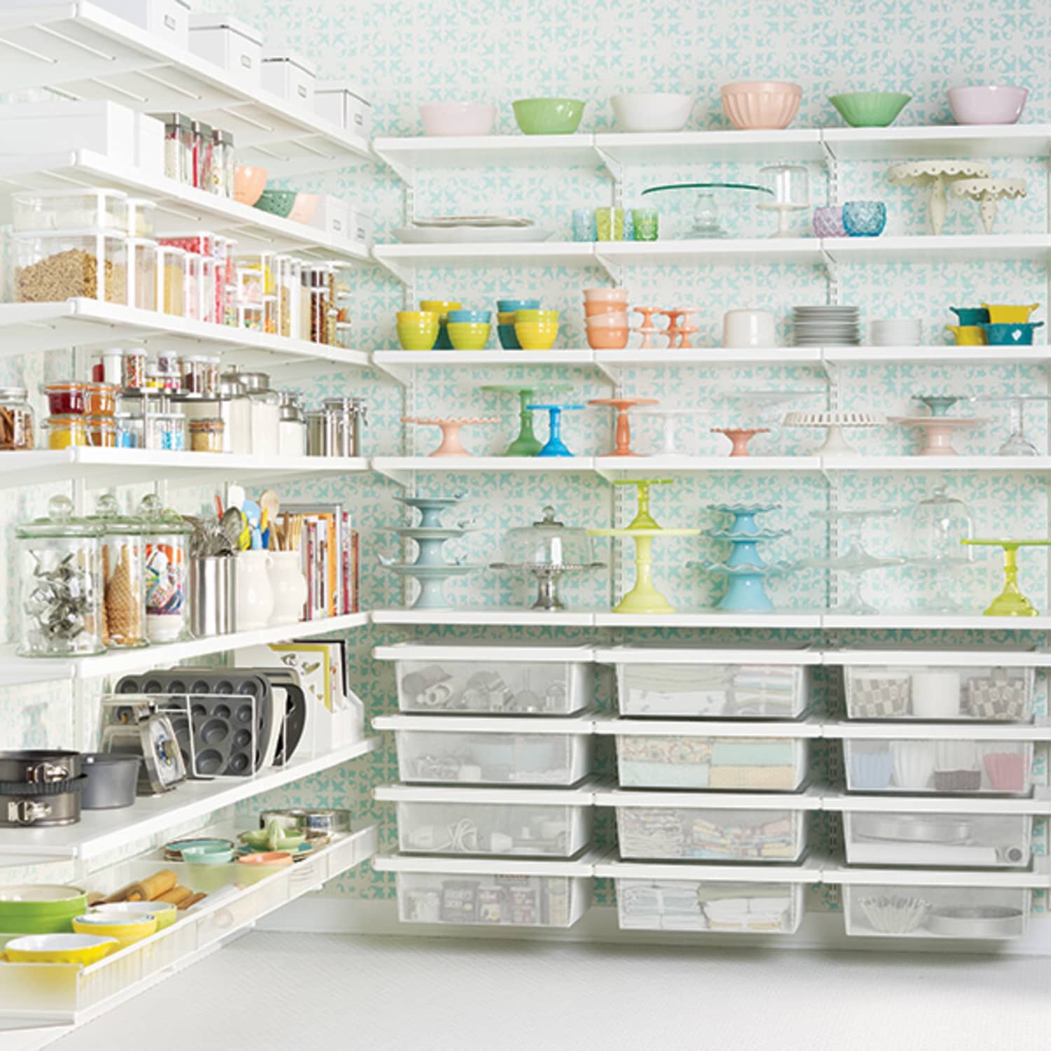 Elfa shelving hot sale pantry