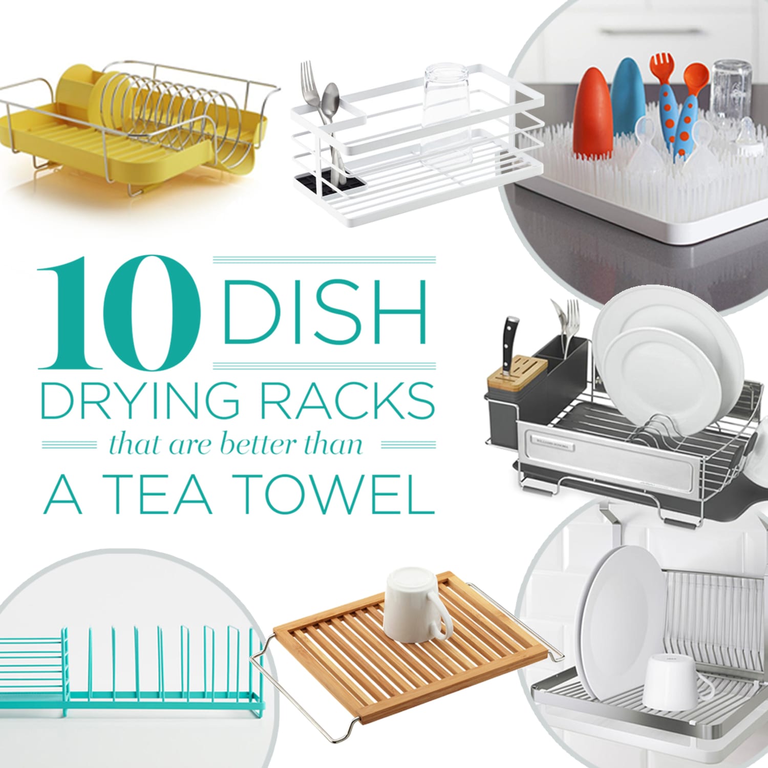 10 Dish Drying Racks That Are Better than a Tea Towel The Kitchn