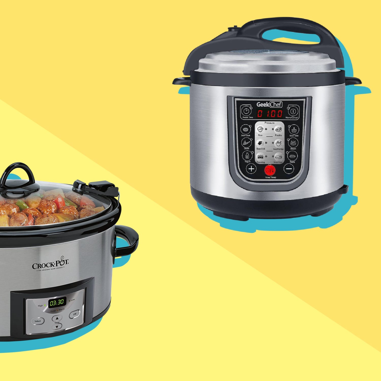 Slow Cooker Pressure Cooker Differences The Kitchn