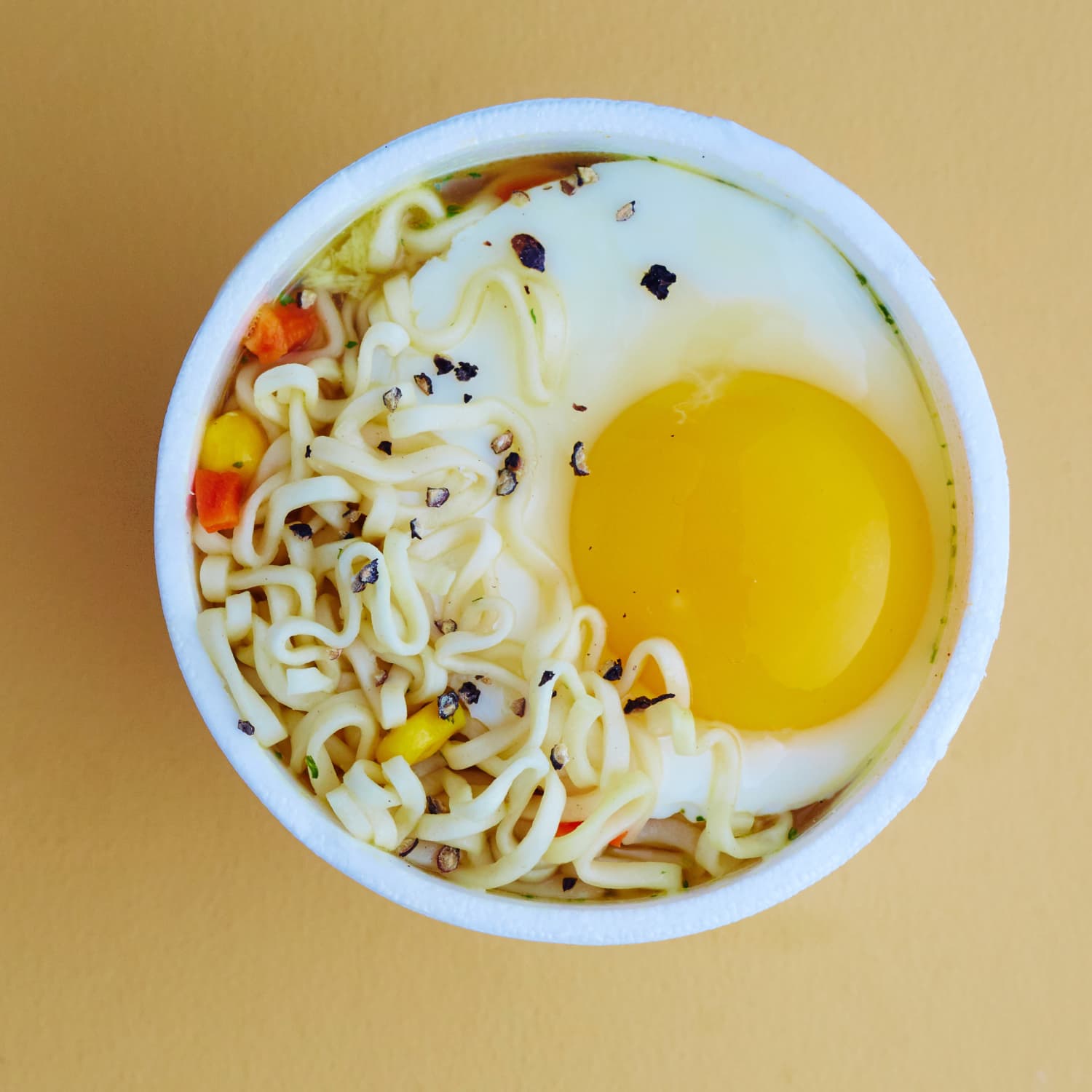 Poached egg ramen sale