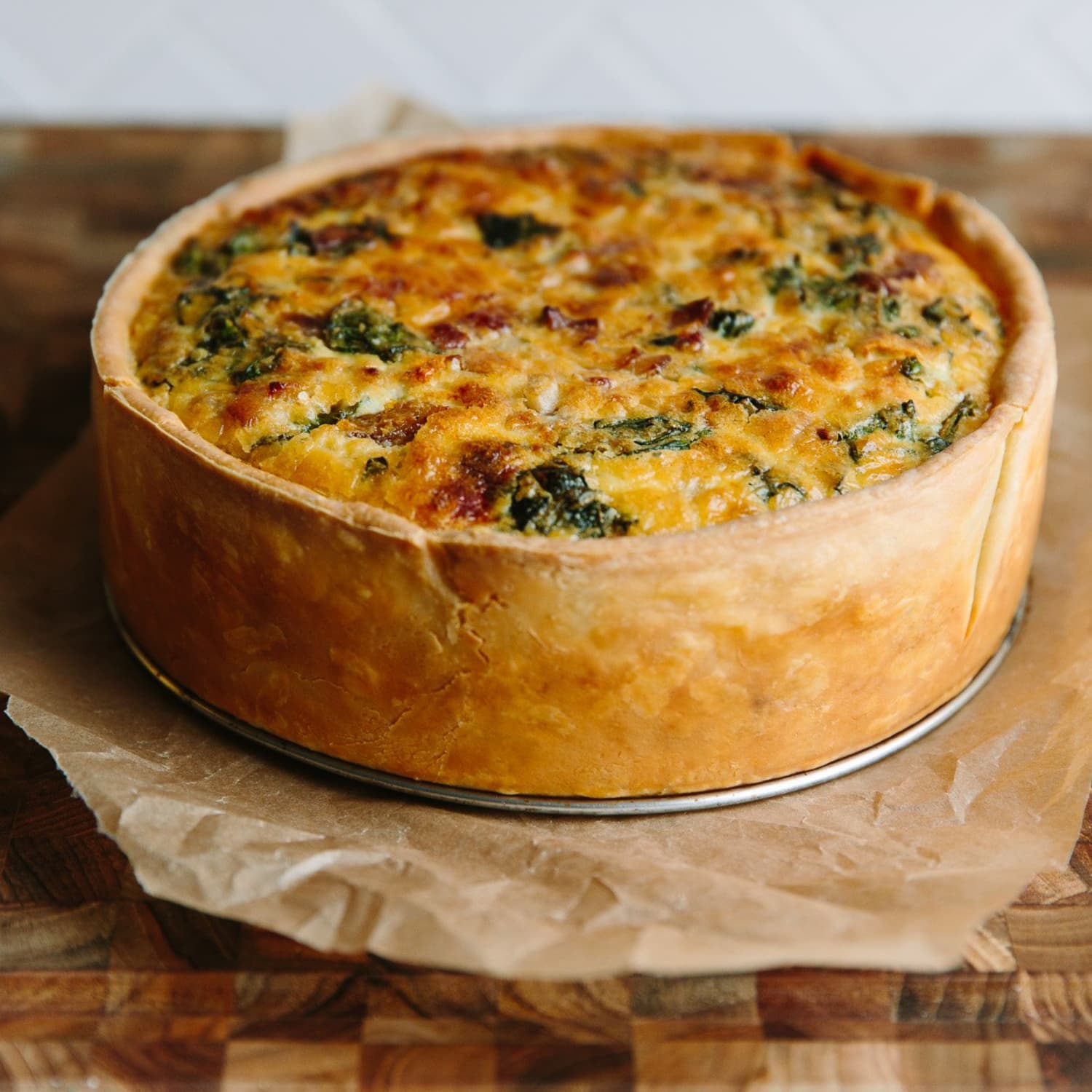 Deep hot sale quiche pan