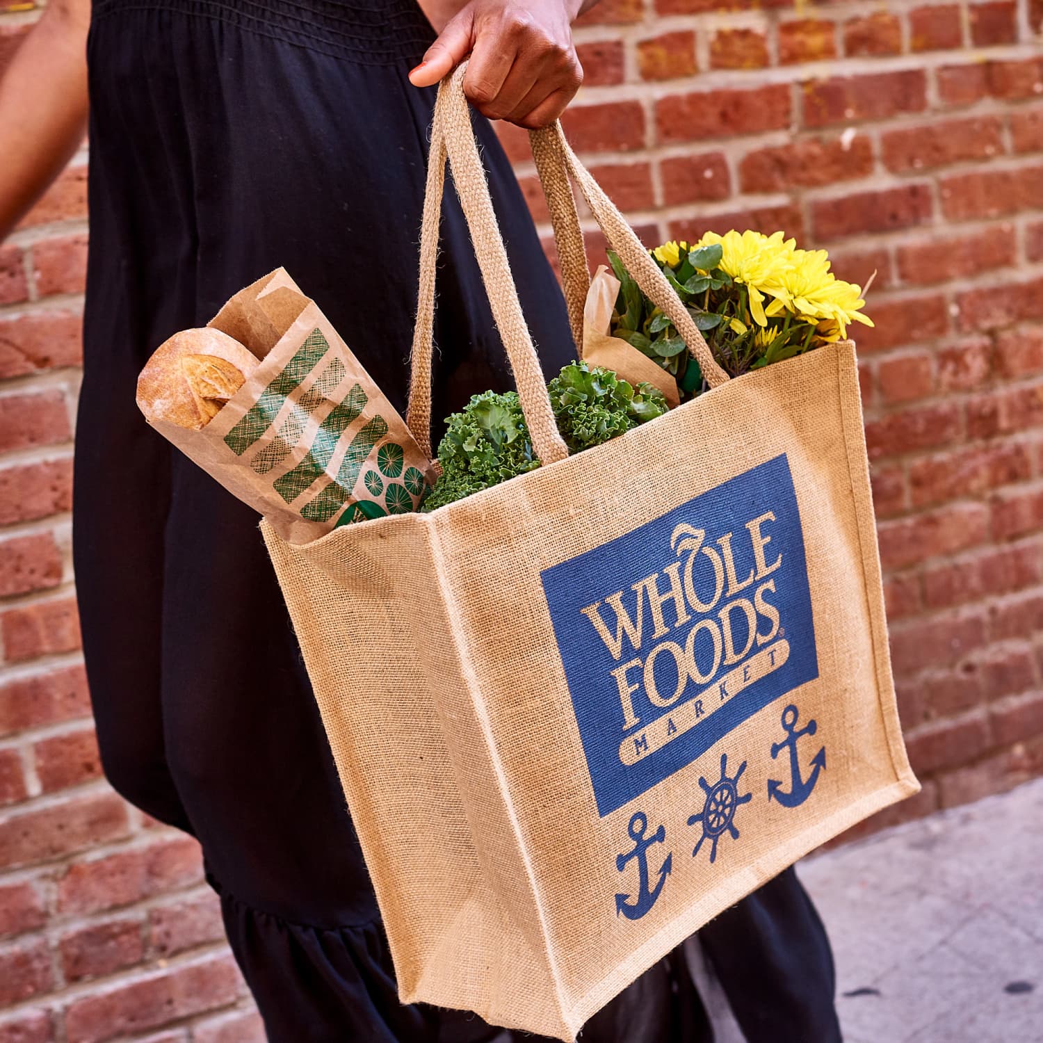 Whole foods jute store bag