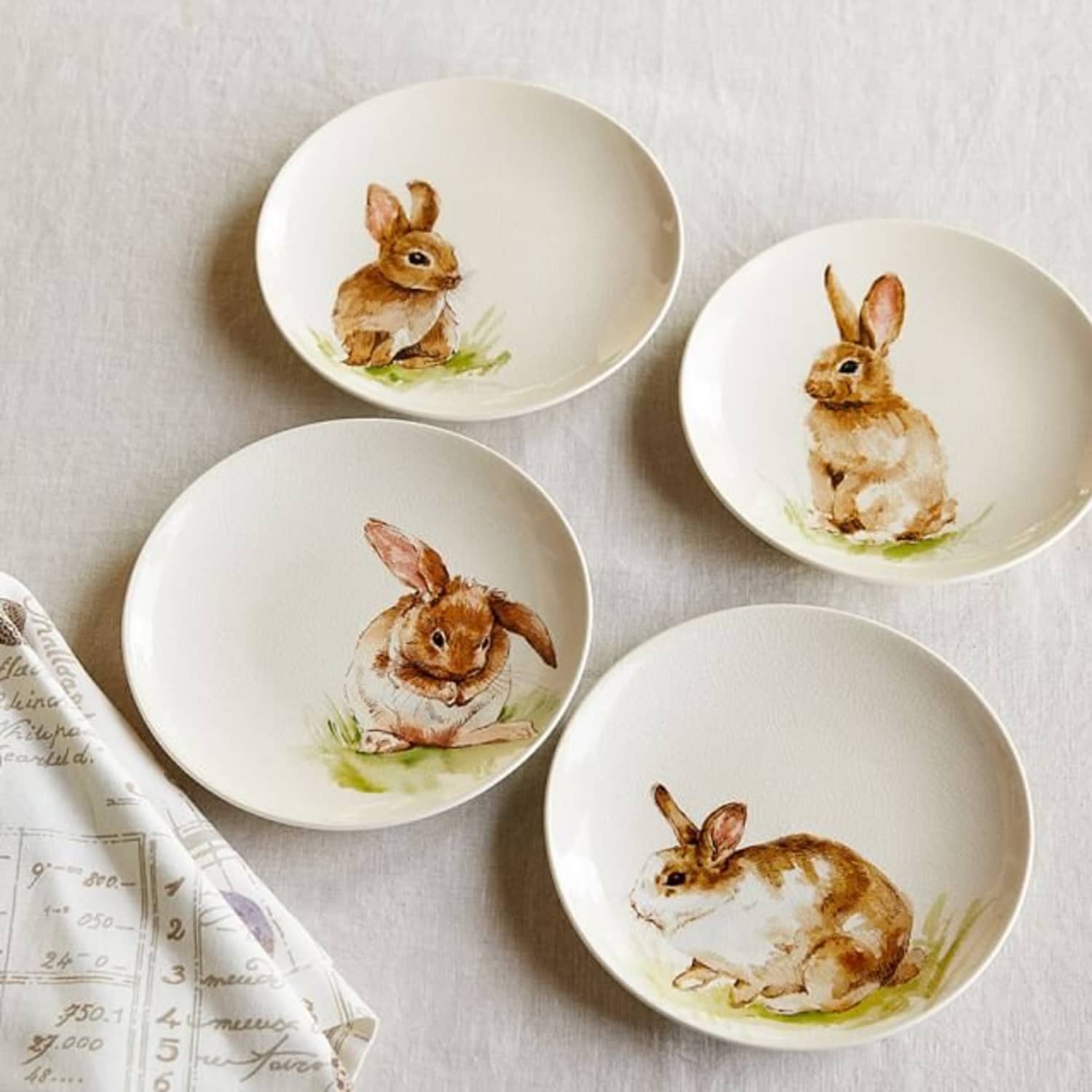 Pottery barn bunny plates discount