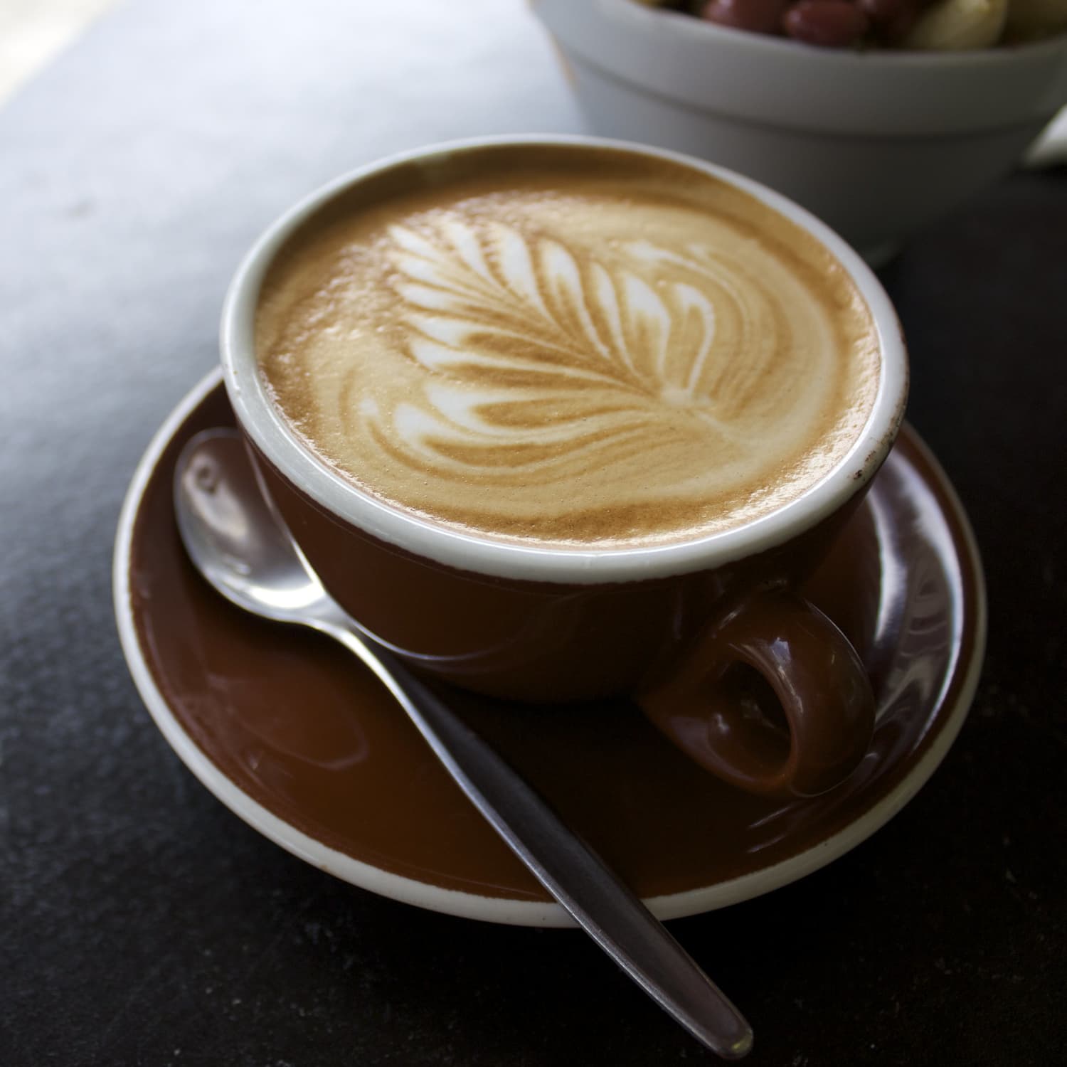 What is a flat white coffee top