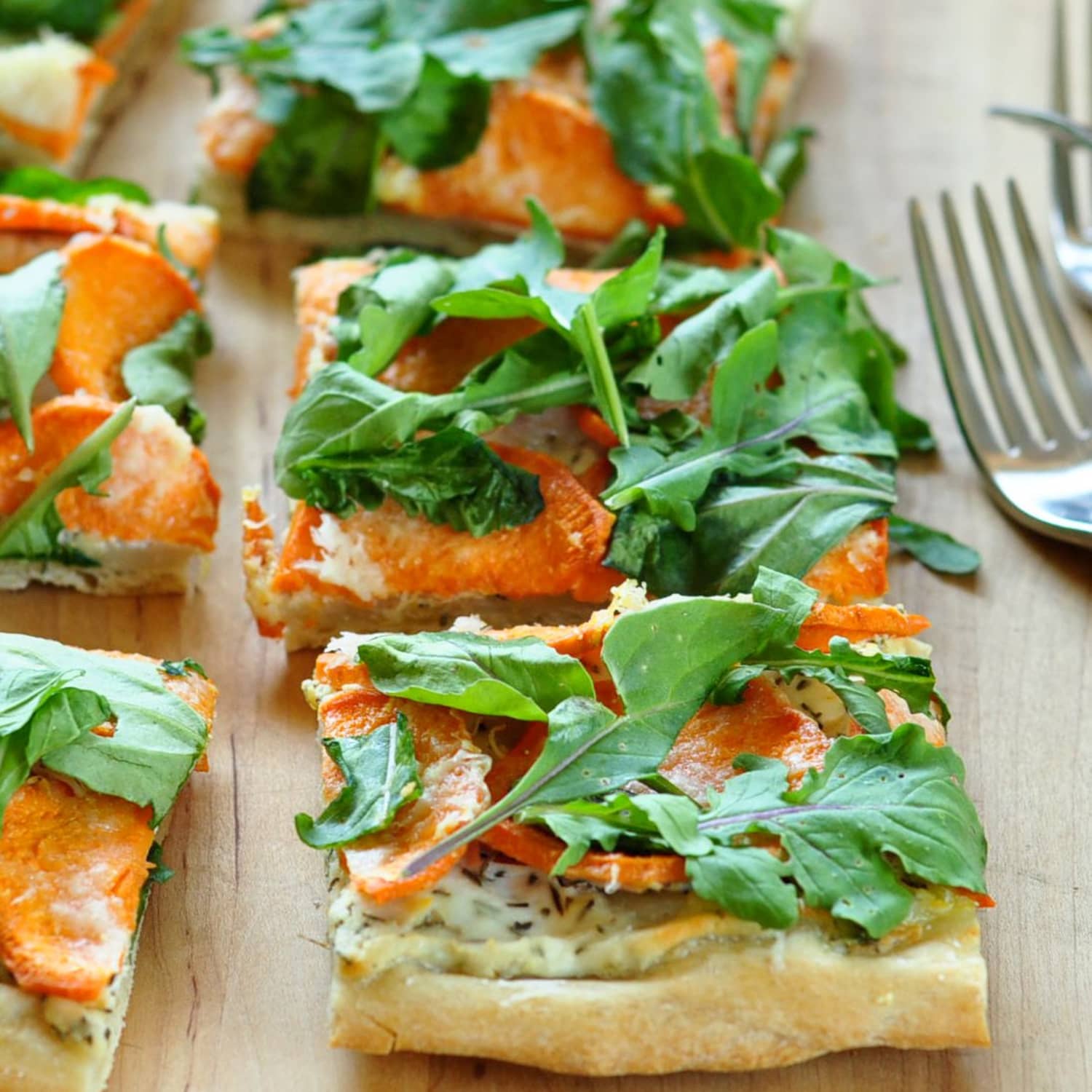 Sweet shop potato flatbread