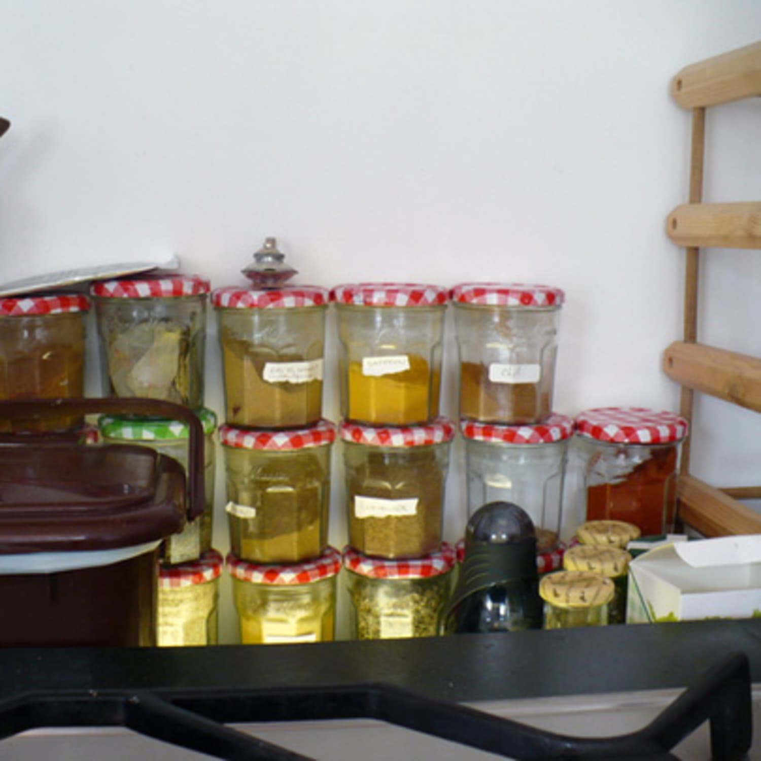 Jamie oliver spice jars top