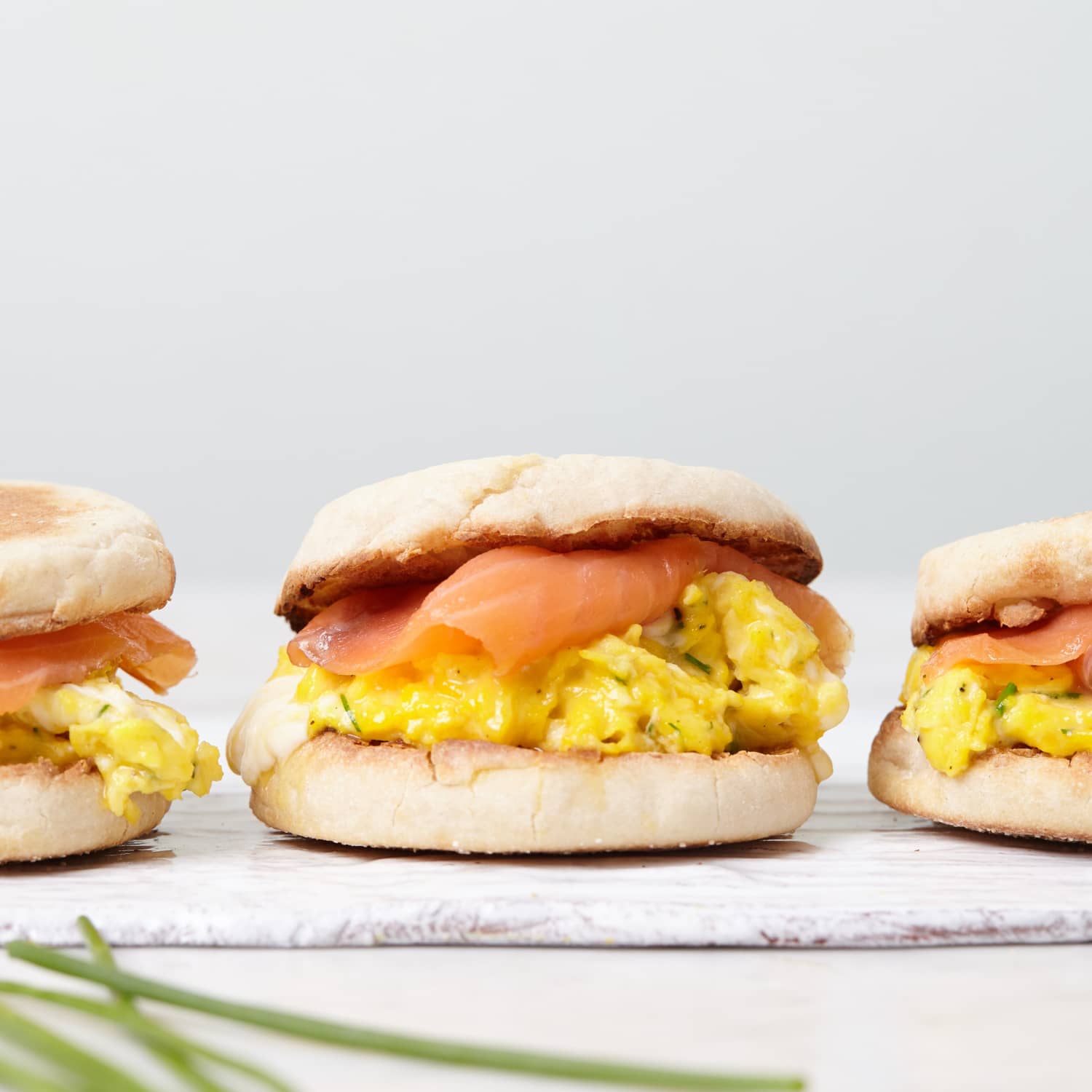 Smoked Salmon Egg Sandwich