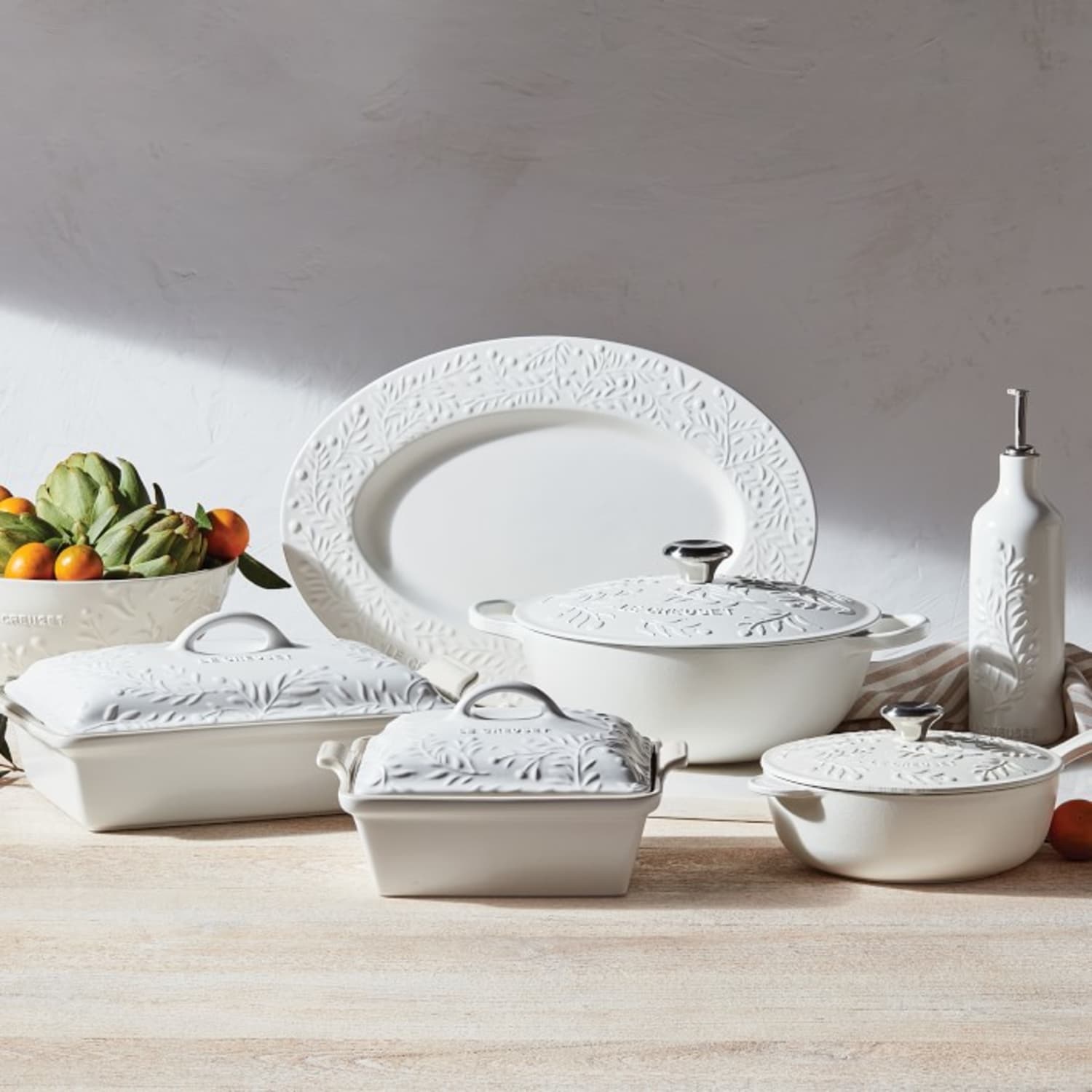 Le Creuset Launches Olive Branch Collection Inspired by the French