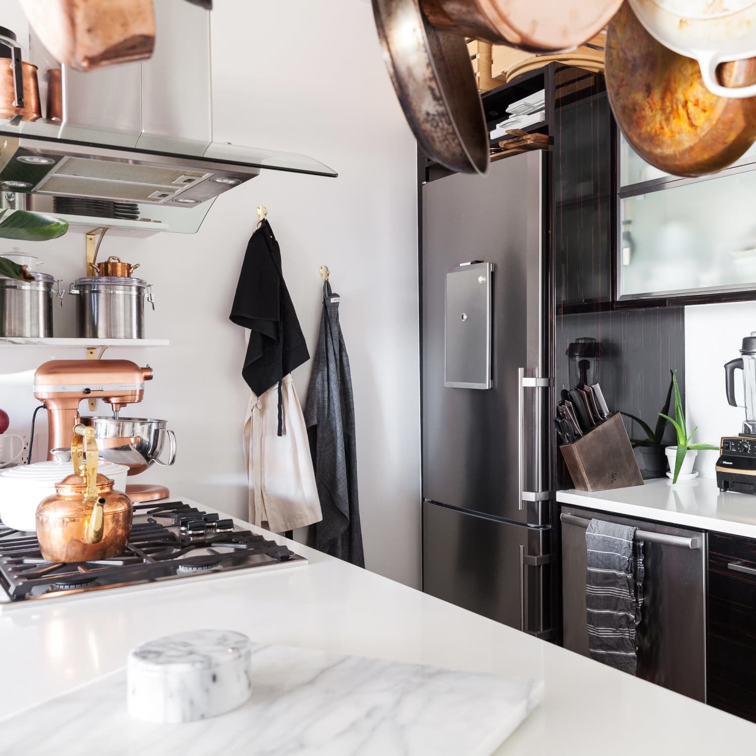 Creating a Warm, Inviting Kitchen with the Styling of a Brass Pot