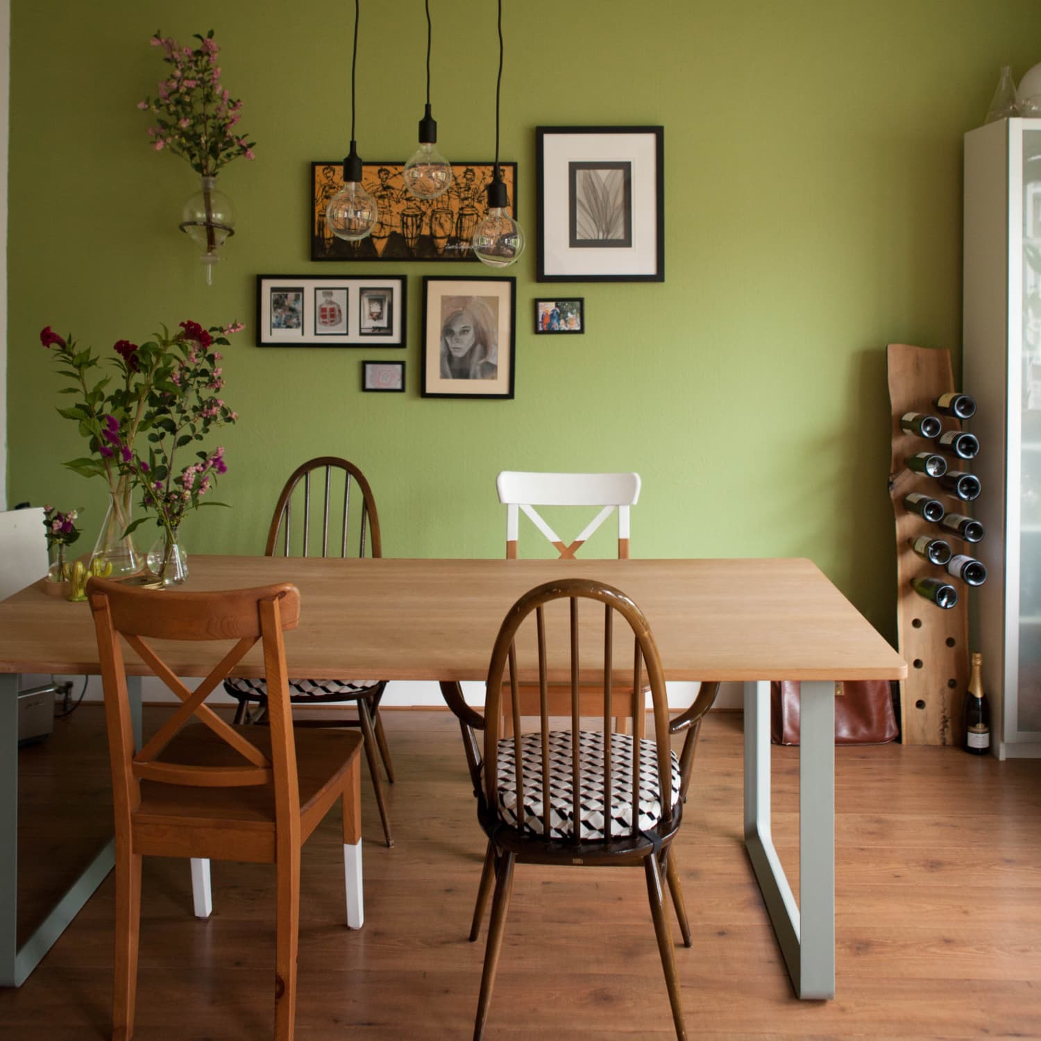 Bold Olive Green Furniture Paint