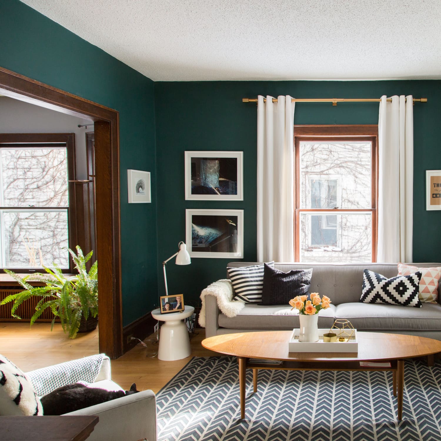 The 20 Best Green Living Room Ideas We've Ever Seen   Stylish ...