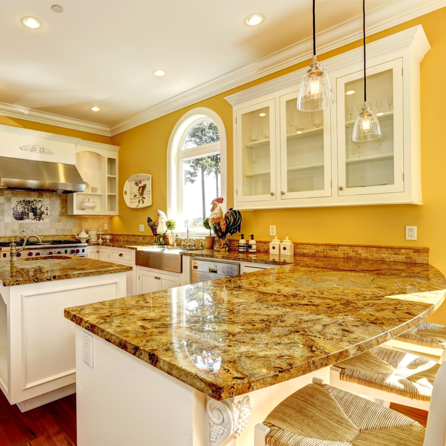 Bright yellow kitchen towels deals