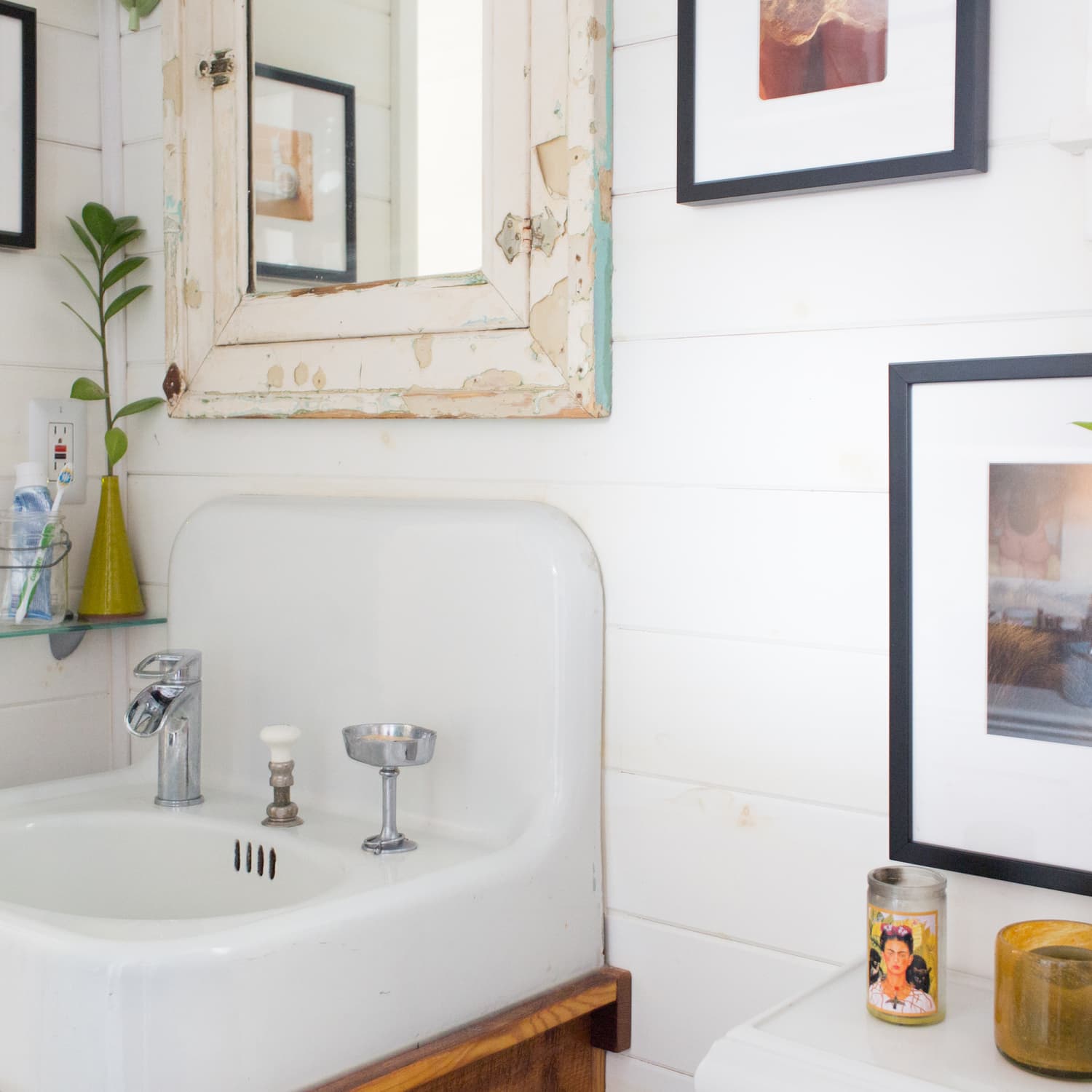 My Small Bathroom Under Sink Organization - use of walls and