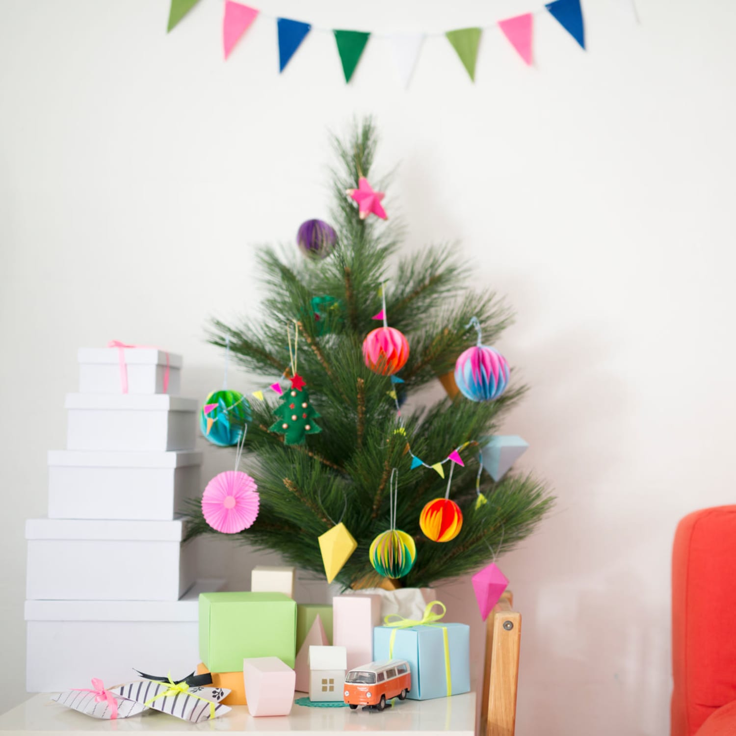 Apartment shop christmas tree