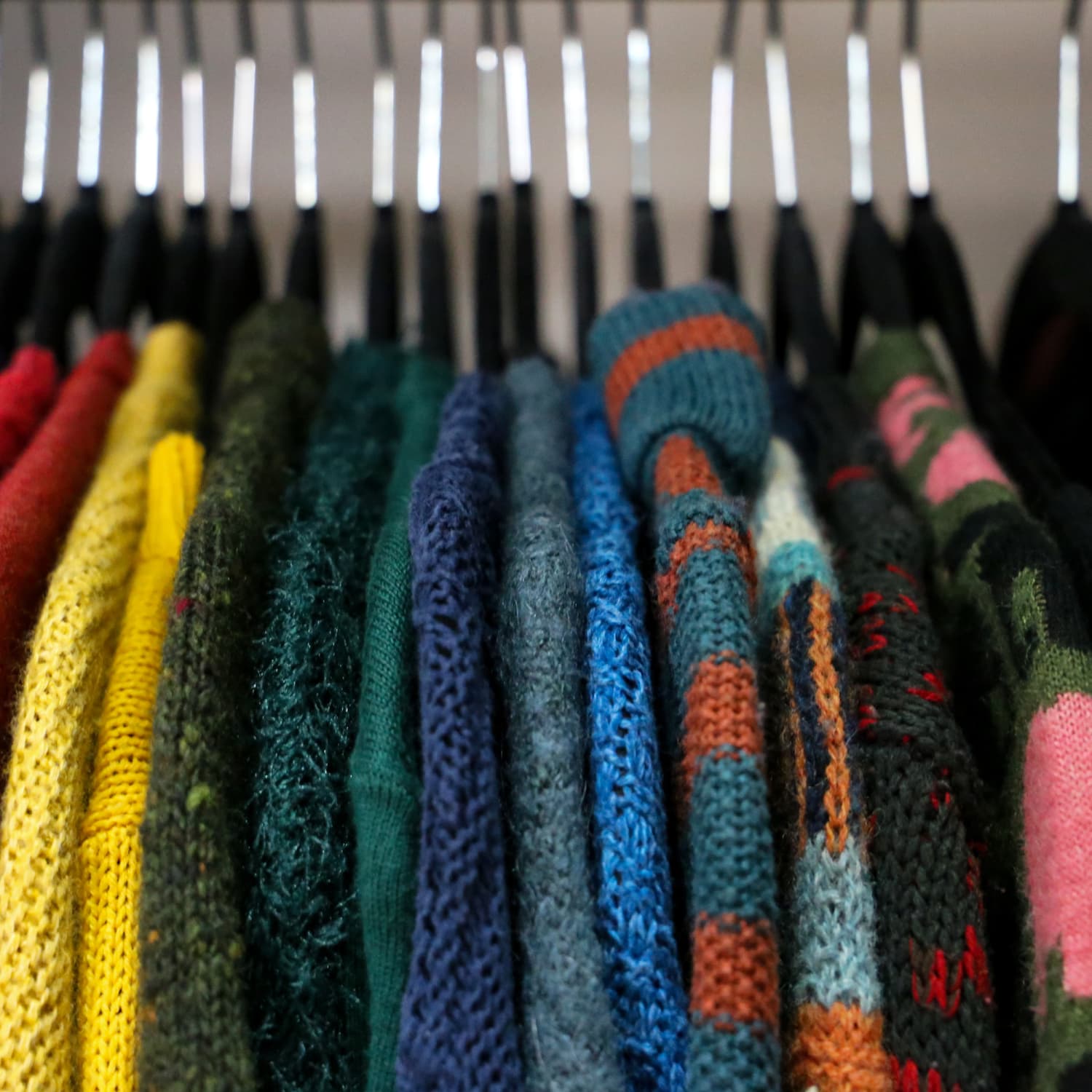 Acrylic best sale knit sweater