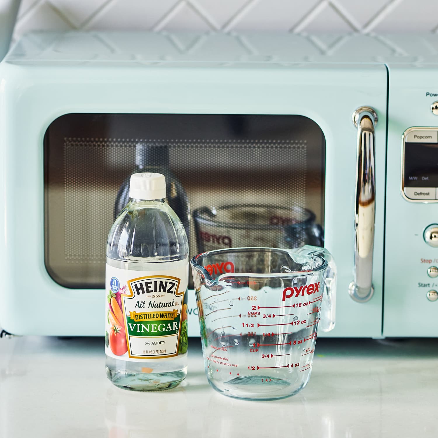 Clean microwave sale with vinegar