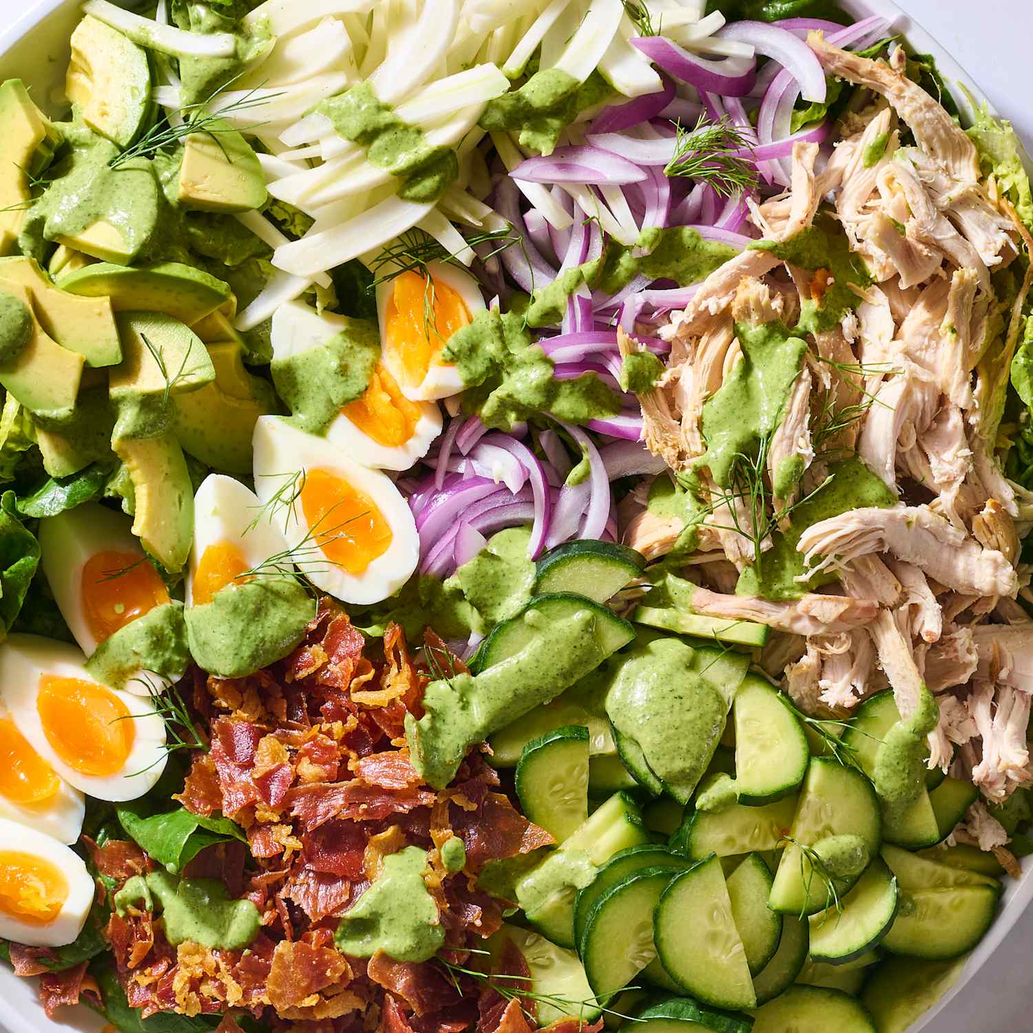 Green Goddess Cobb Salad