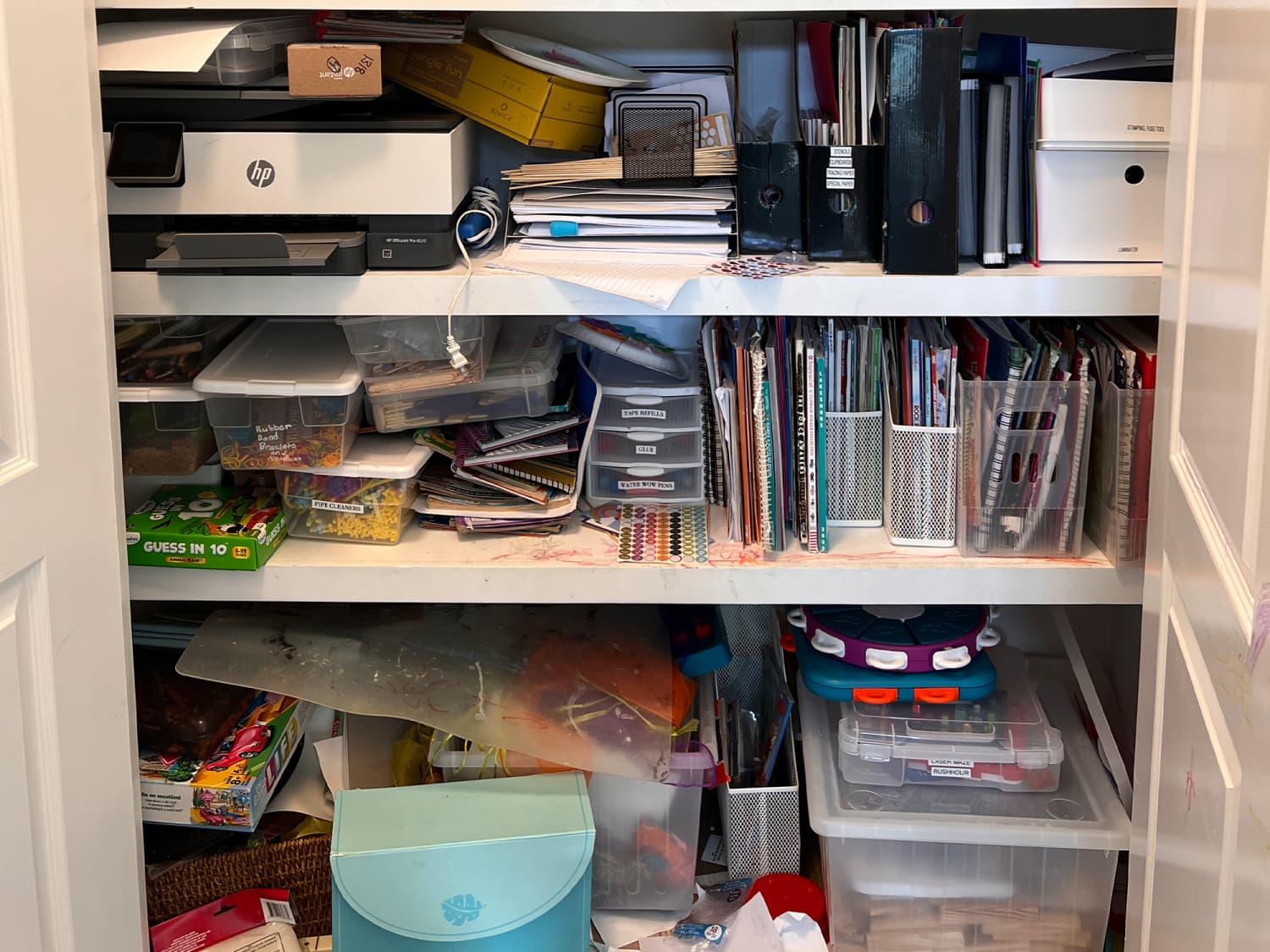 Before \u0026 After: Craft Closet Makeover for $72 | Apartment Therapy, image size:1500x1125