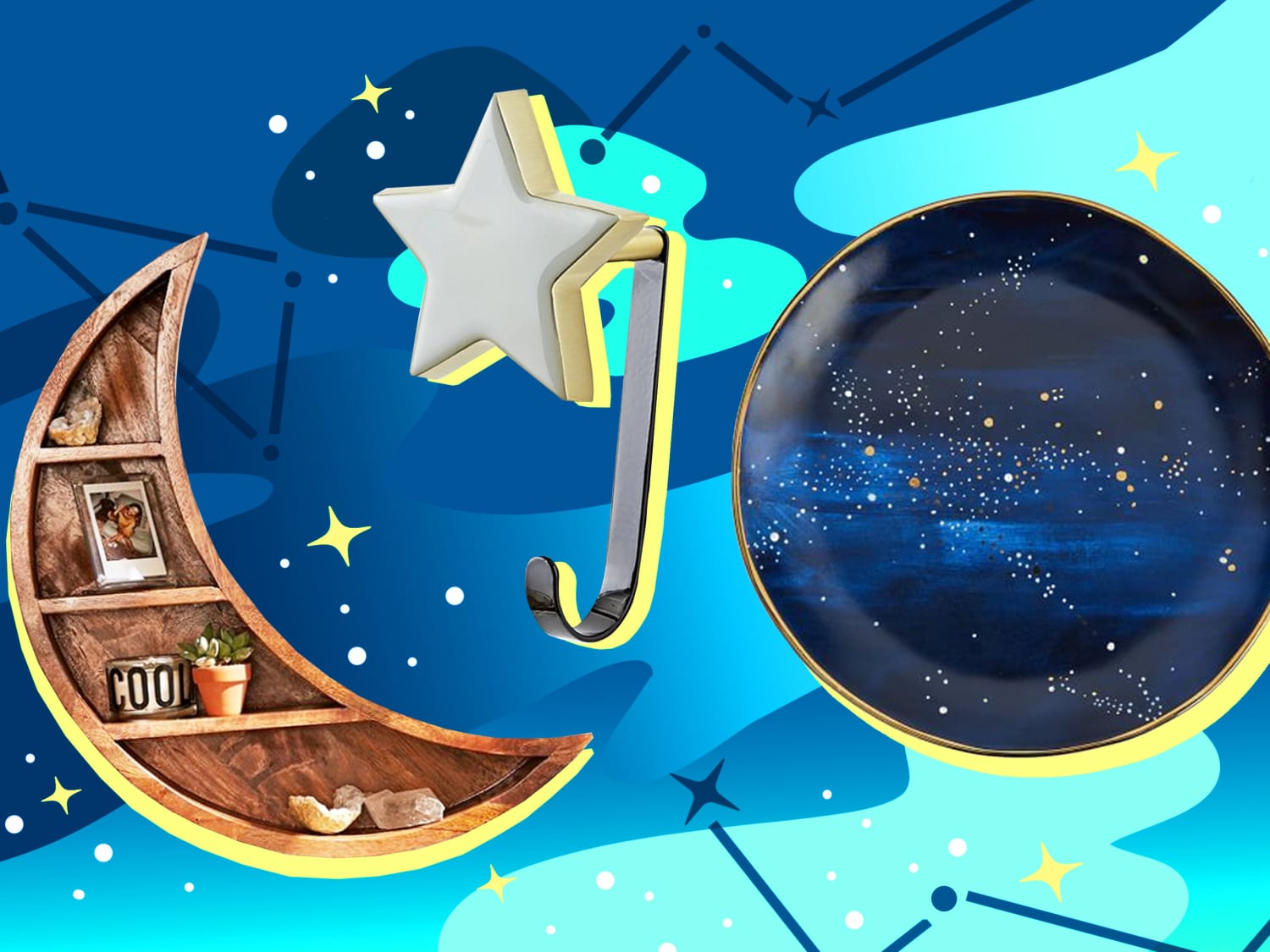 Celestial Home Decor Moon Sun And Stars Decorating Apartment Therapy