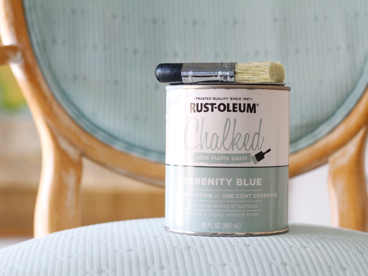 Chalk Paint Painted Upholstery Fabric Furniture Apartment Therapy