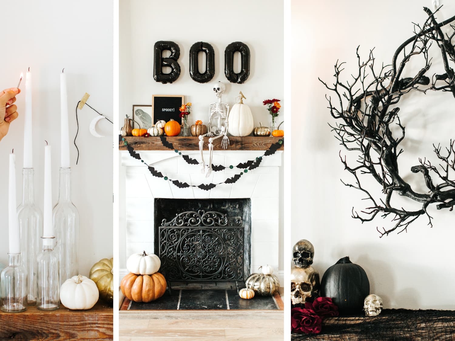 Halloween Decorating Ideas for the Mantel | Apartment Therapy