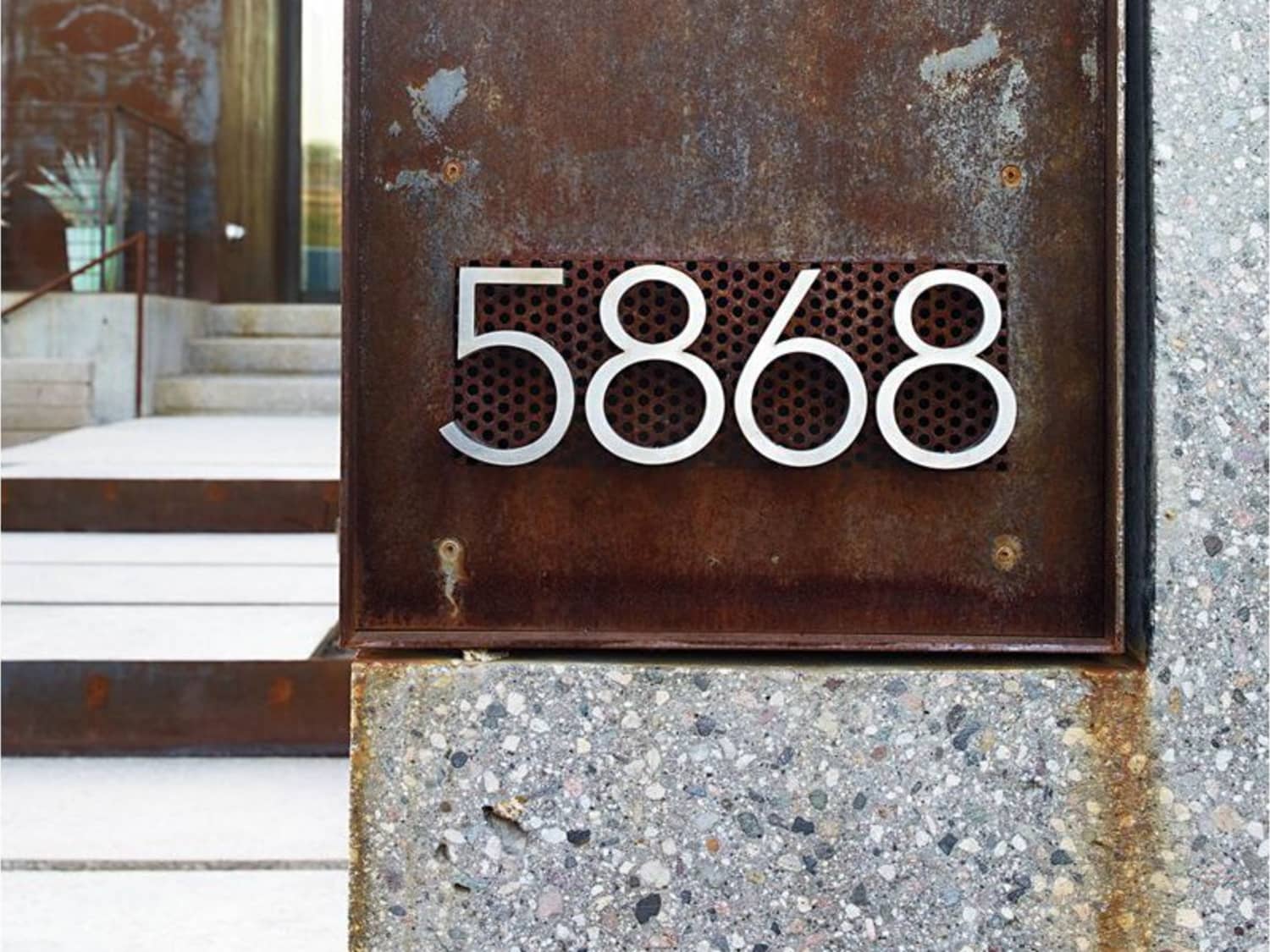 Modern House Numbers For Every Budget Apartment Therapy