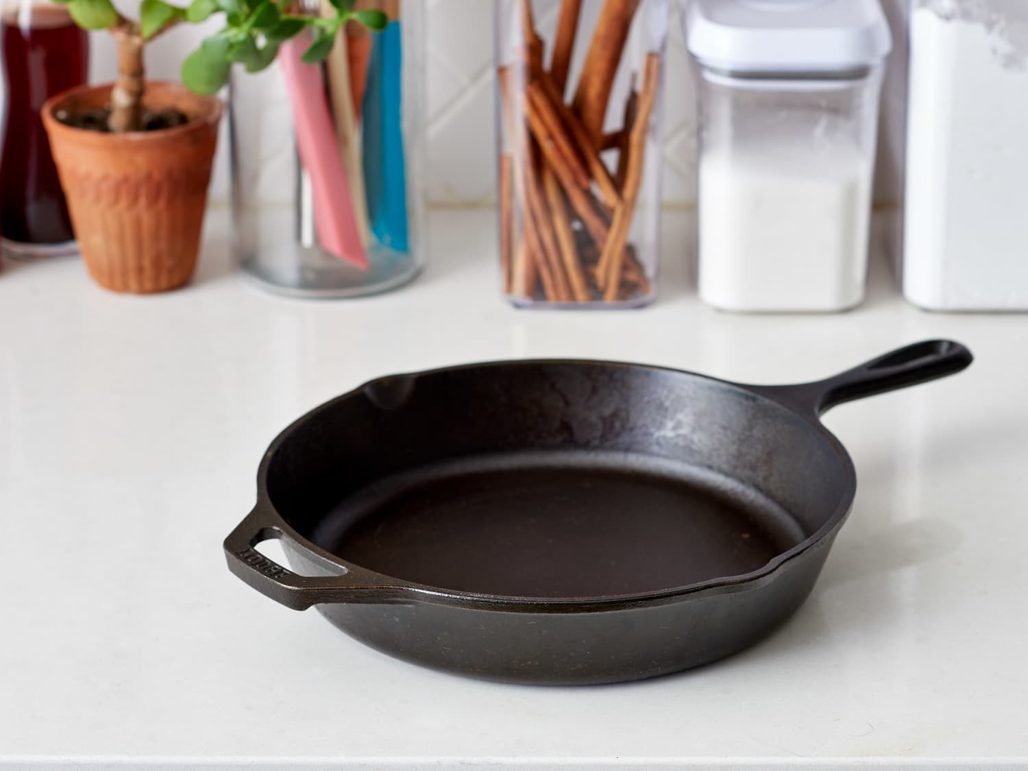 Season Cast Iron Skillet Flaxseed Oil Kitchn