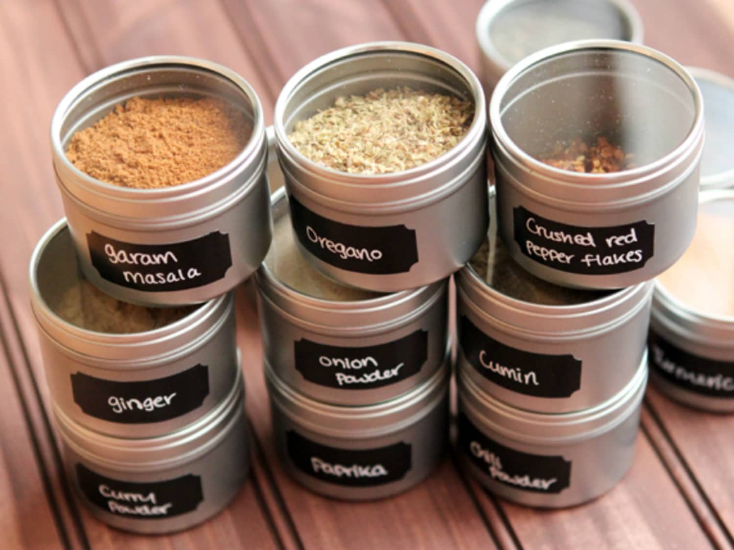 tiny spice jars