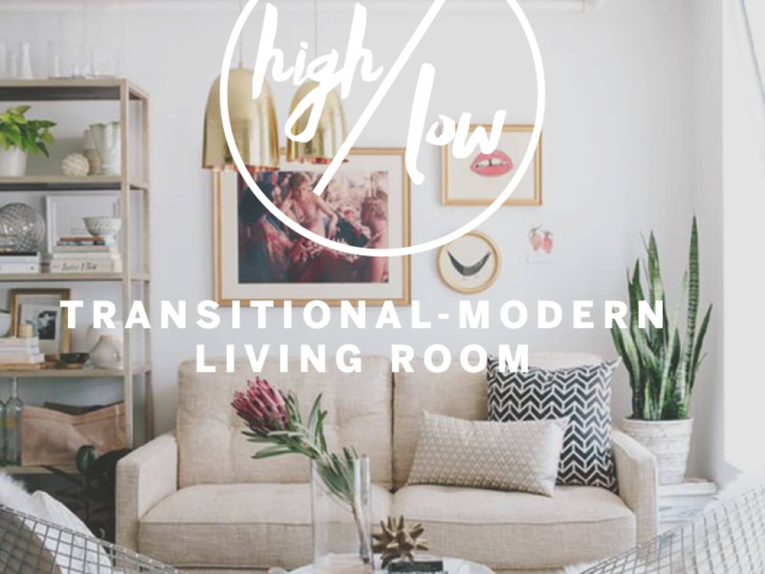 High And Low Transitional Modern Living Room Apartment Therapy
