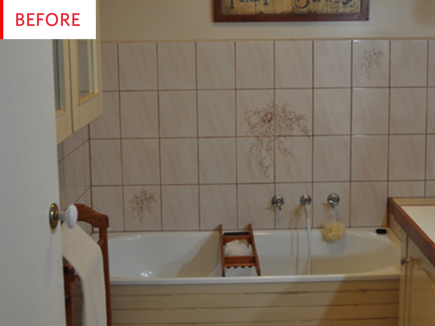 Bathroom Wall Tile Makeover