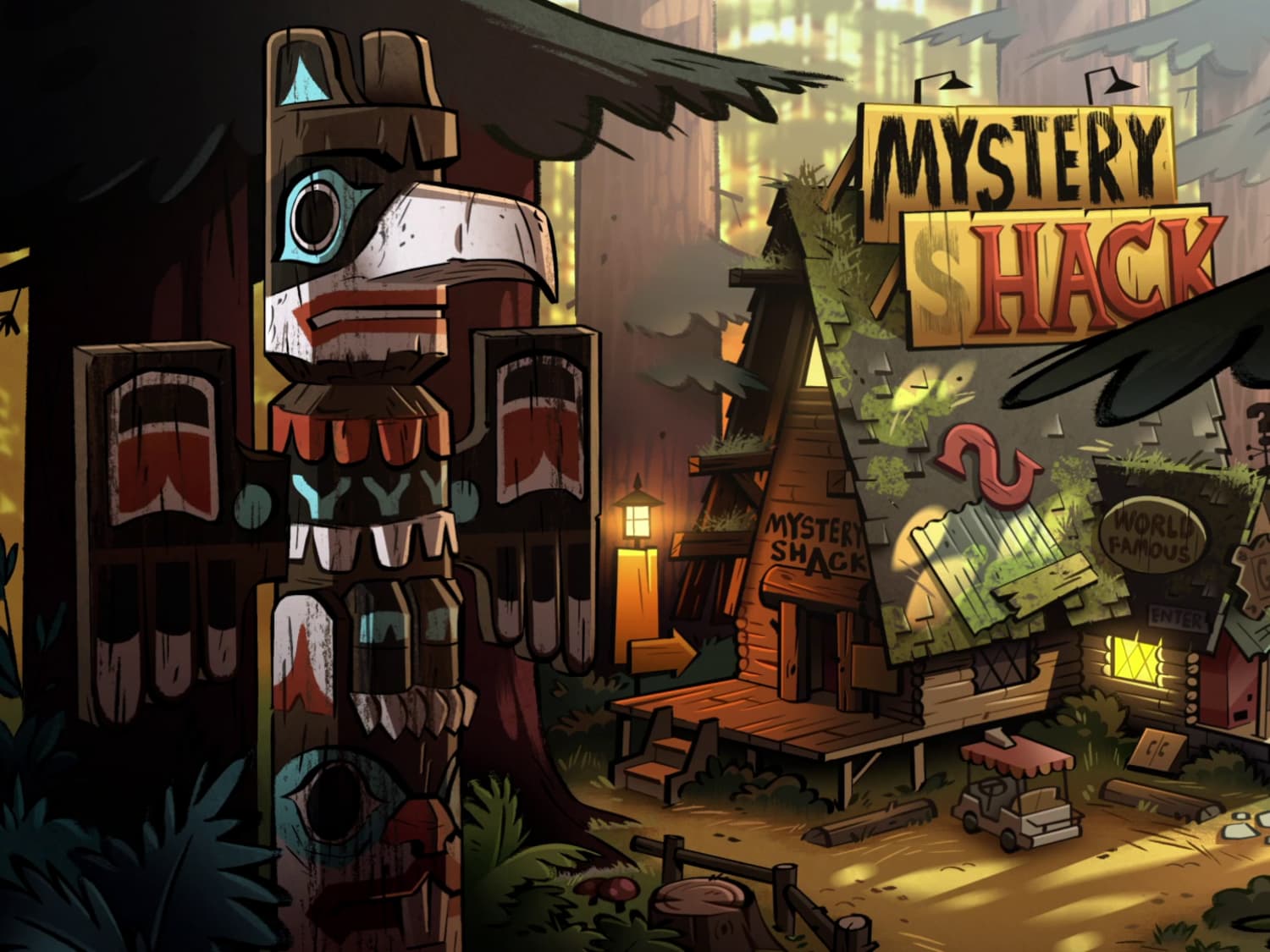 Gravity Falls Mystery Shack Details Set Apartment Therapy