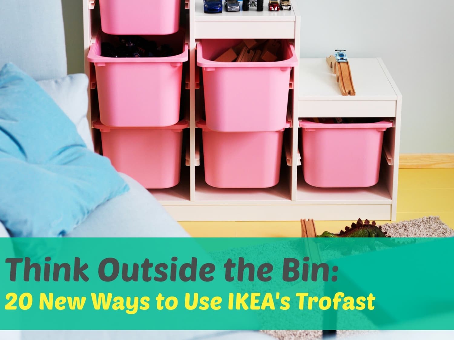EPIC IKEA hack!! TROFAST toy storage makeover // If Only April 
