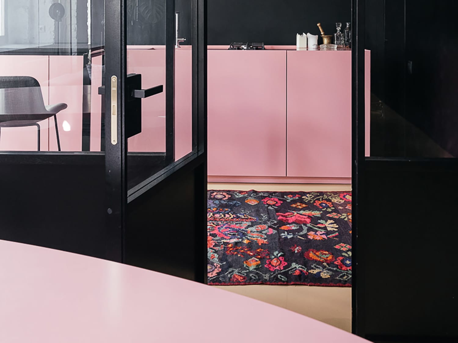 The New Pink Kitchen Is Not What You D Expect Apartment Therapy
