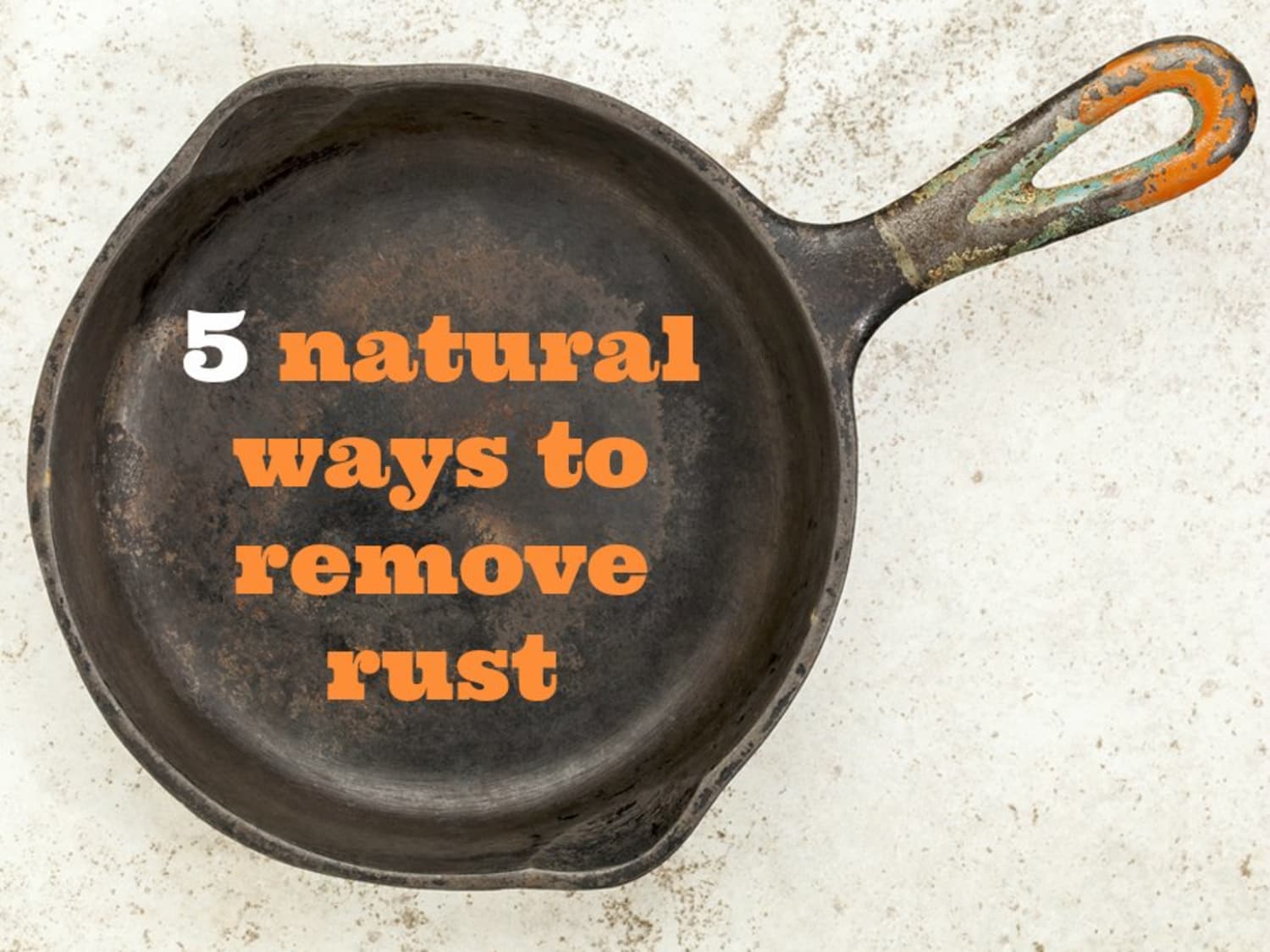 How to Remove Rust From Cast Iron