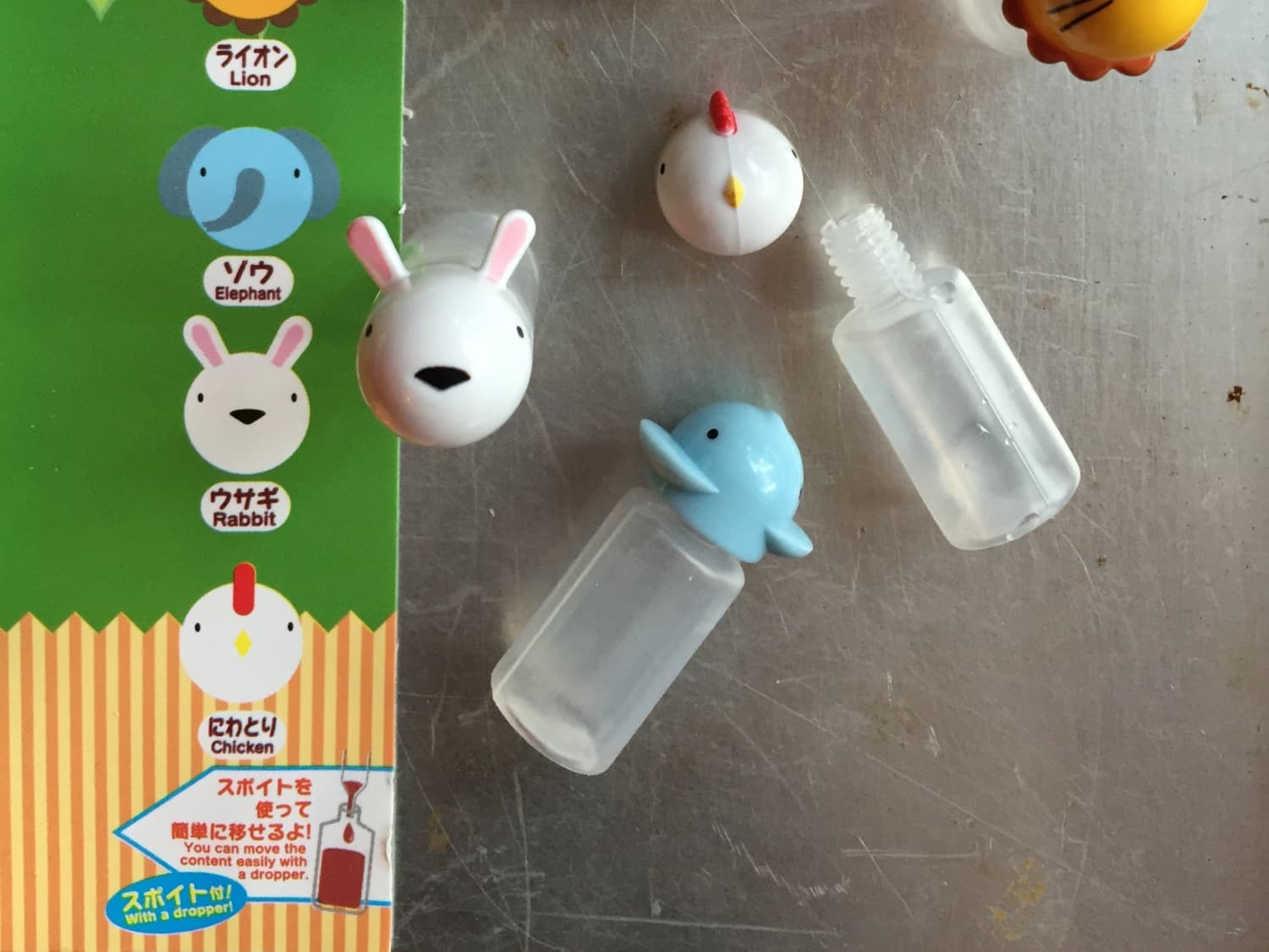 18pcs Lunch Box Condiment Containers With Droppers, Cute Design
