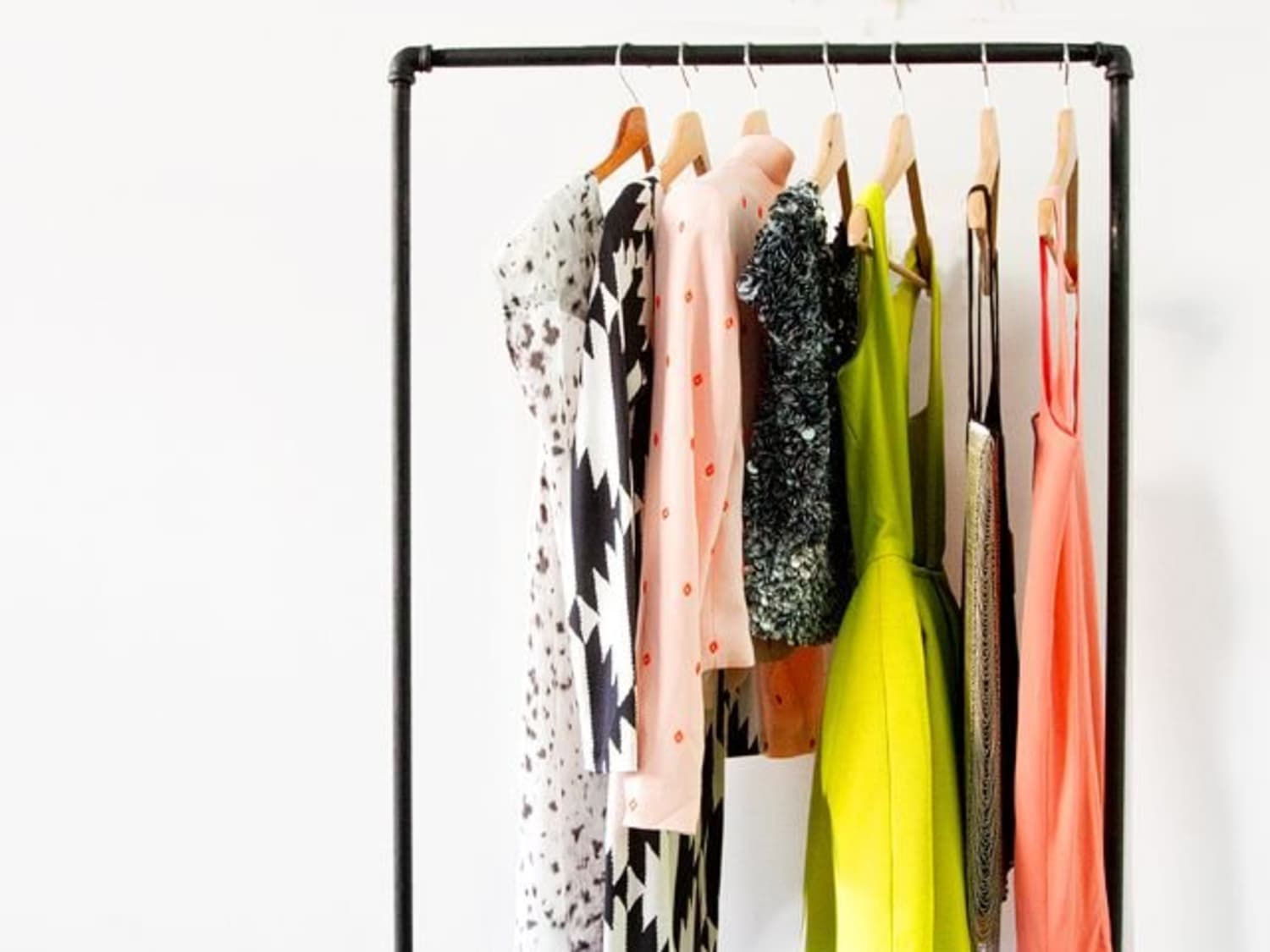 10 Stylish Diy Clothing Racks Apartment Therapy
